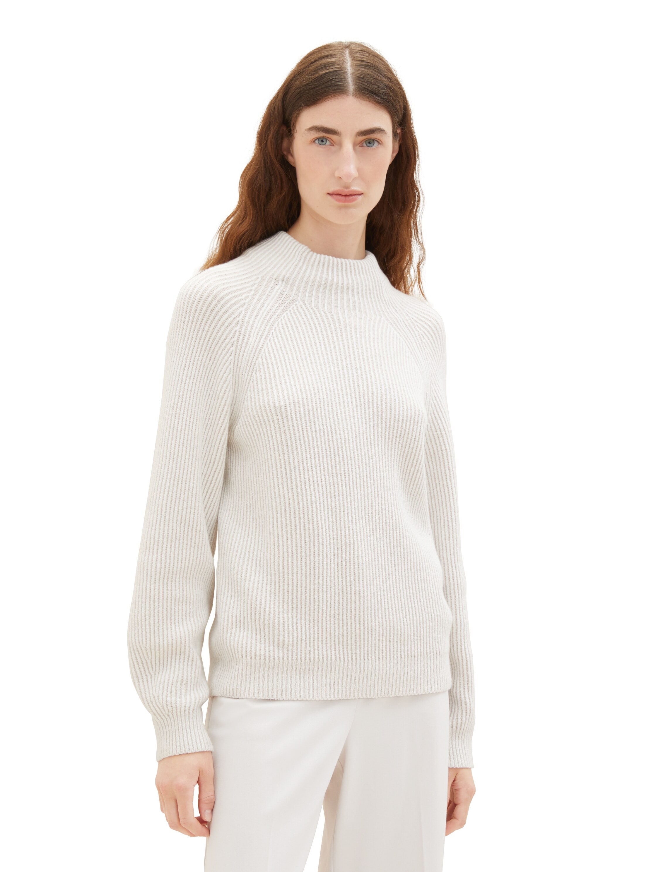 TOM TAILOR Strickpullover, im hüftlangen Schnitt
