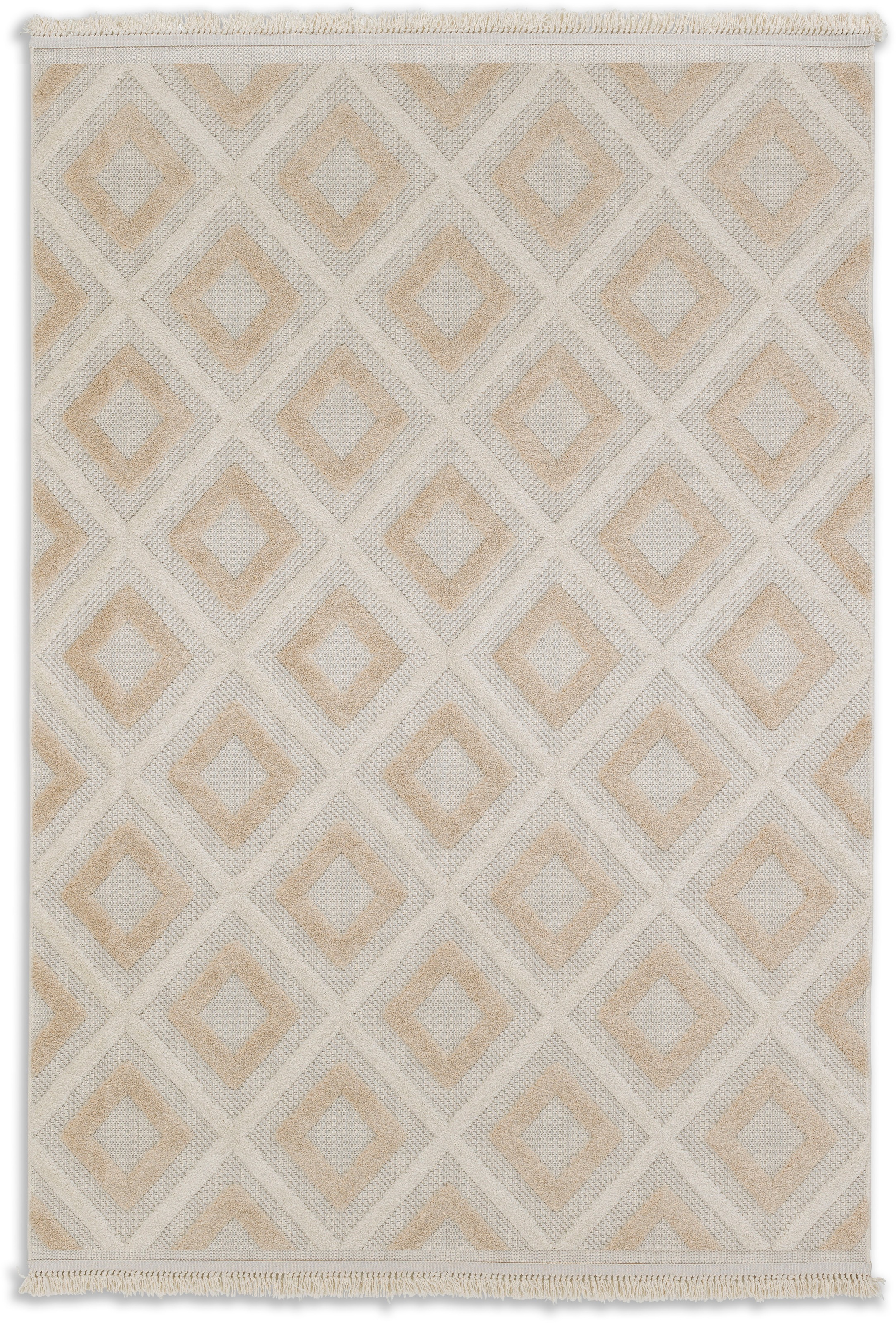 Image of SCHÖNER WOHNEN-Kollektion Teppich "Summer 6352" rechteckig 6 mm Höhe In- und Outdoor geeignet, Hoch Tief Struktur, Robuster Teppich
