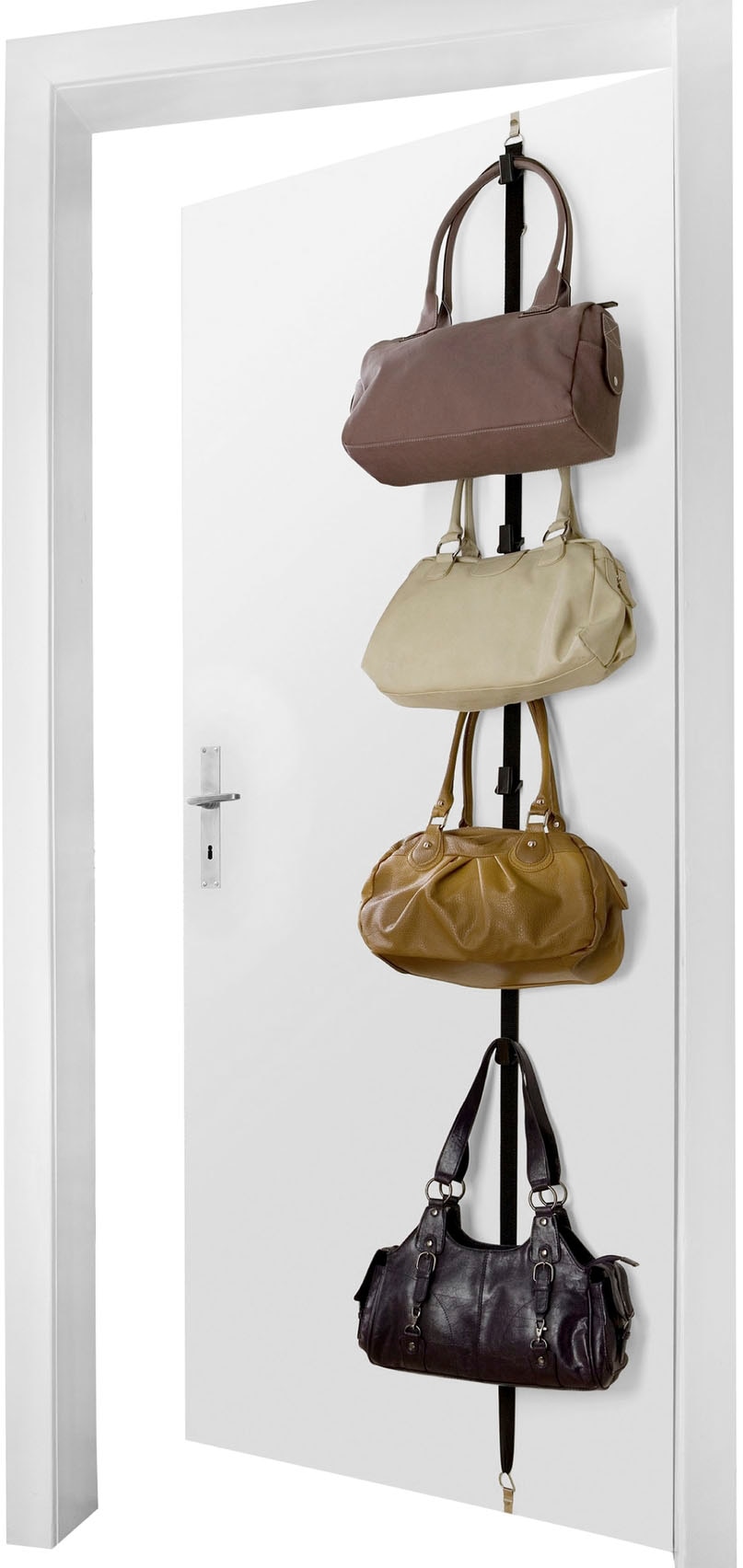 Image of Maximex Türregal "Taschengarderobe" Set, 2 Stk. tlg. für 8 Taschen, zum Einhängen an Türen mit Türbreiten von 2 - 4 cm