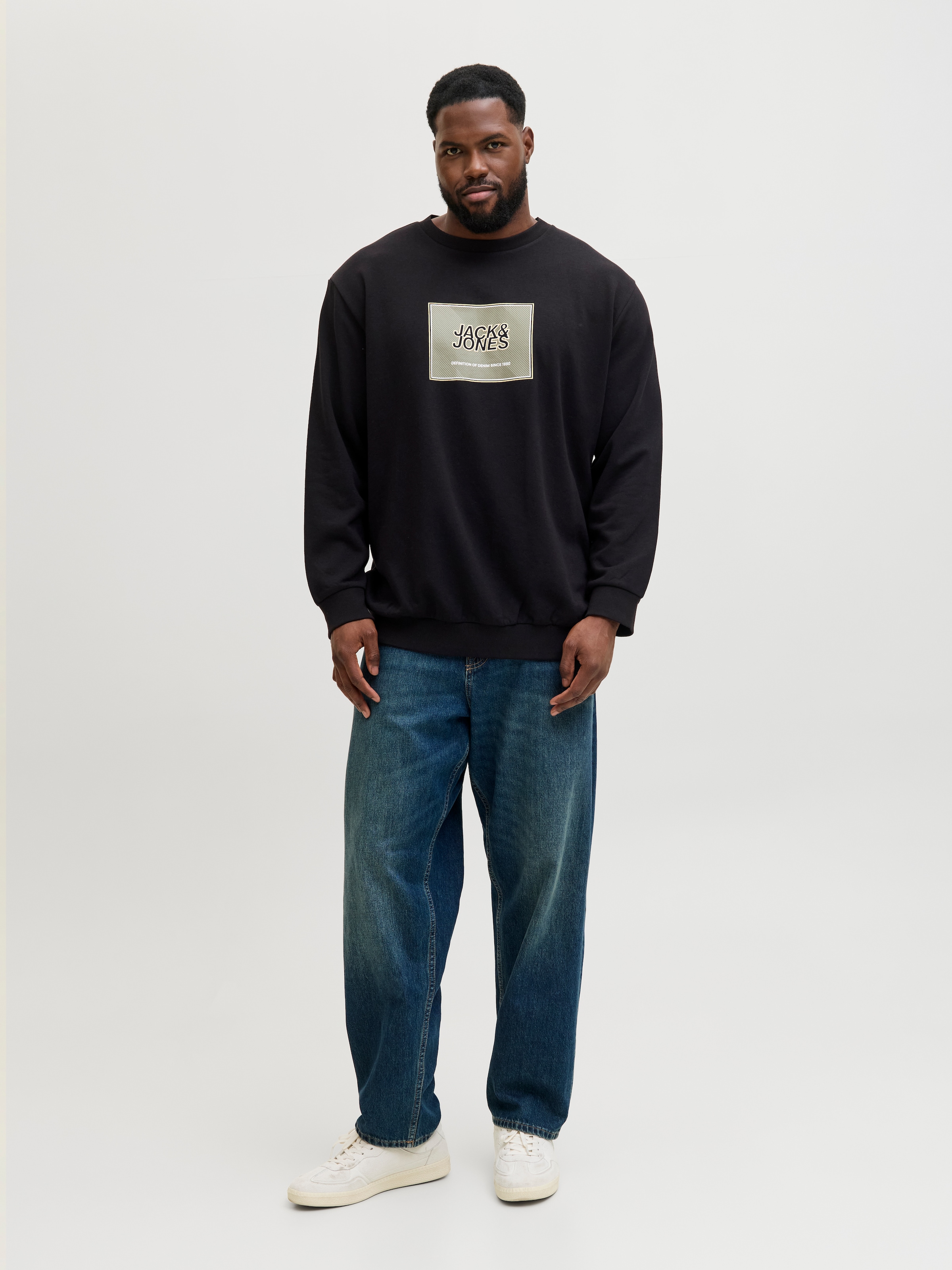 Jack & Jones PlusSize Sweatshirt »JJRAIN SWEAT CREWNECK PLS«
