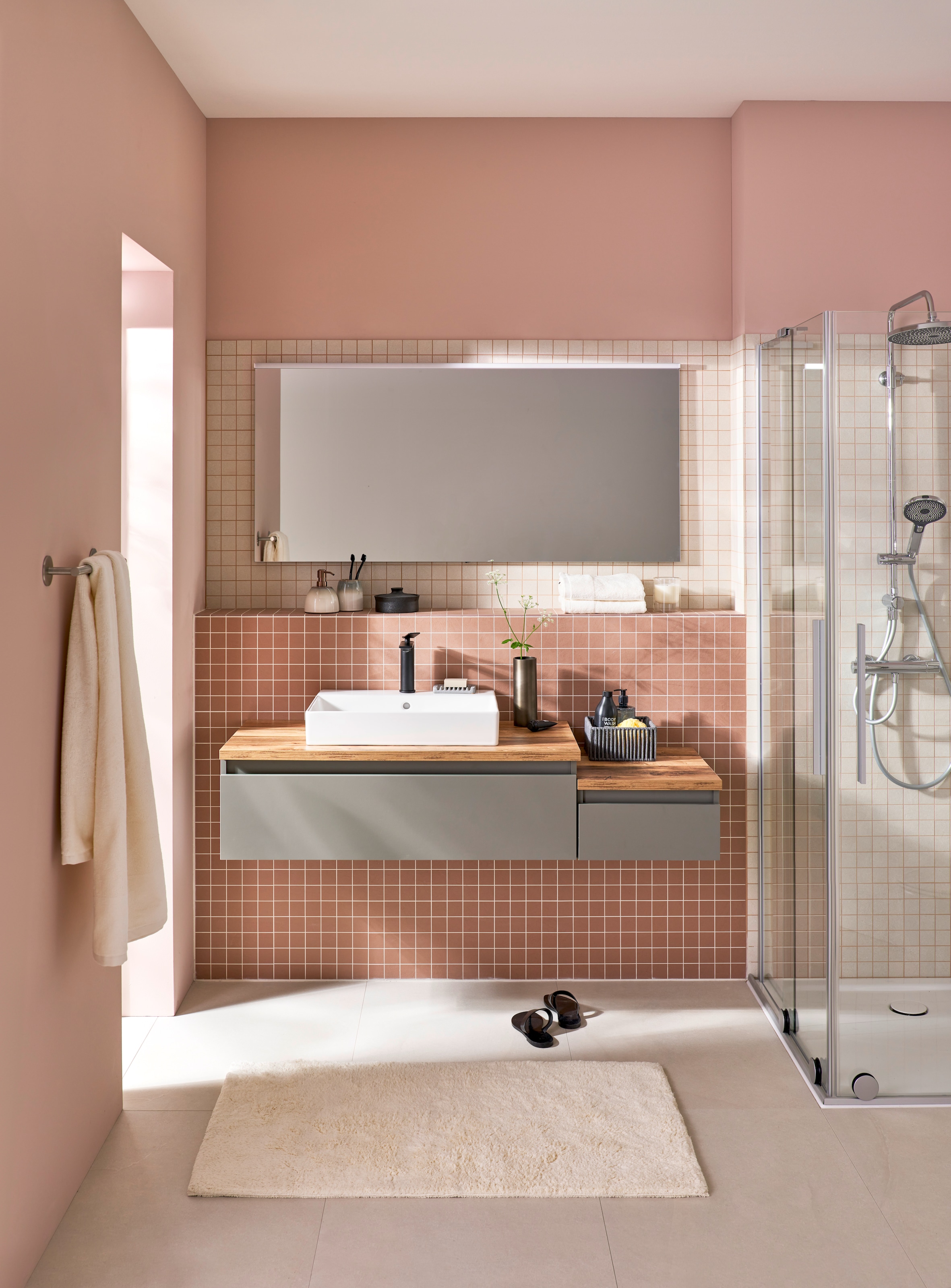 SCHÖNER WOHNEN-Kollektion Tapis de bain »Bahamas  Uni« Höhe 30 mm beidseitig verwendbar