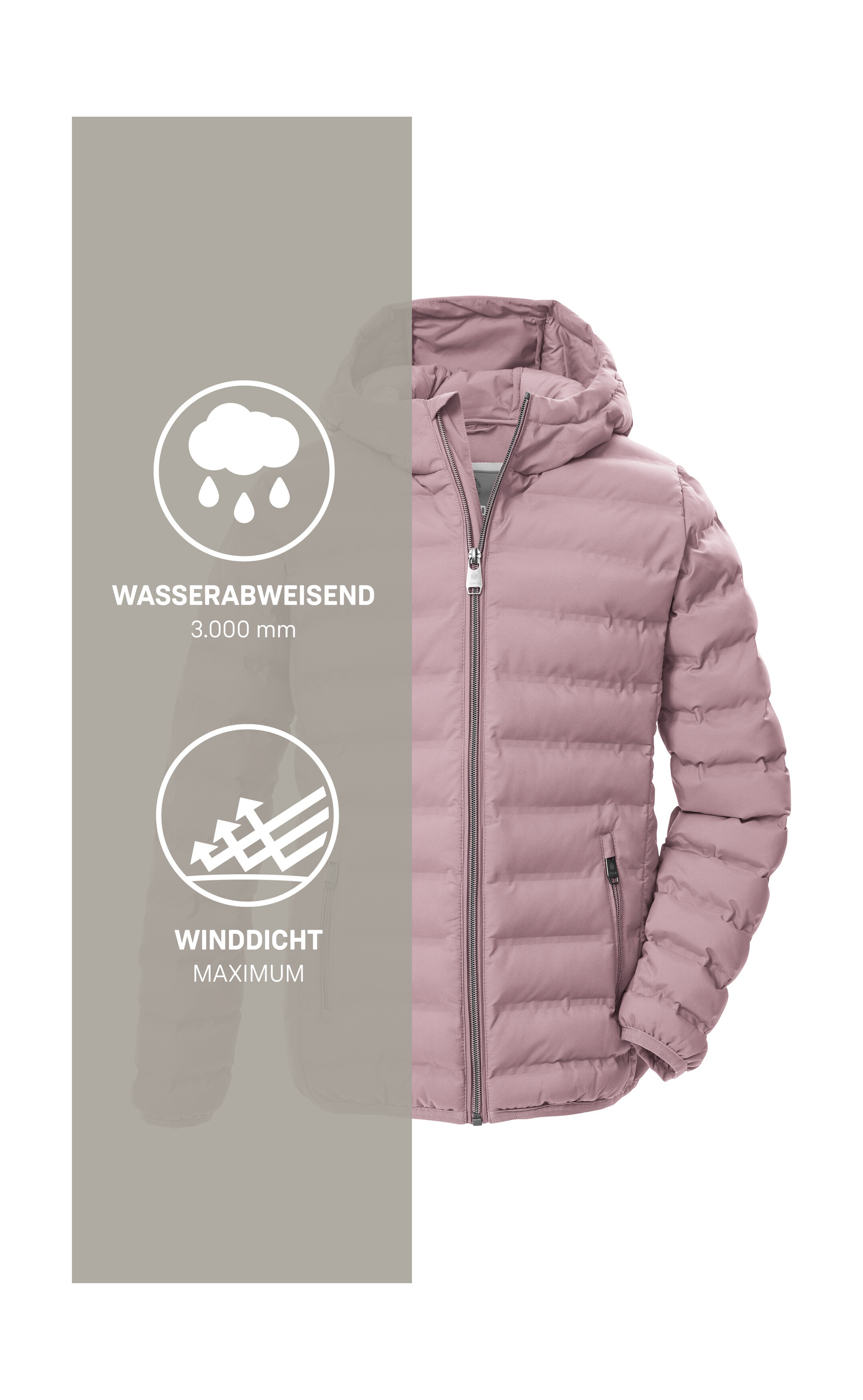 G.I.G.A. DX by killtec Veste matelassée »Mädchen Steppjacke OOGW 2« Leichte. winddichte Mädchen Steppjacke, wasserabweisend