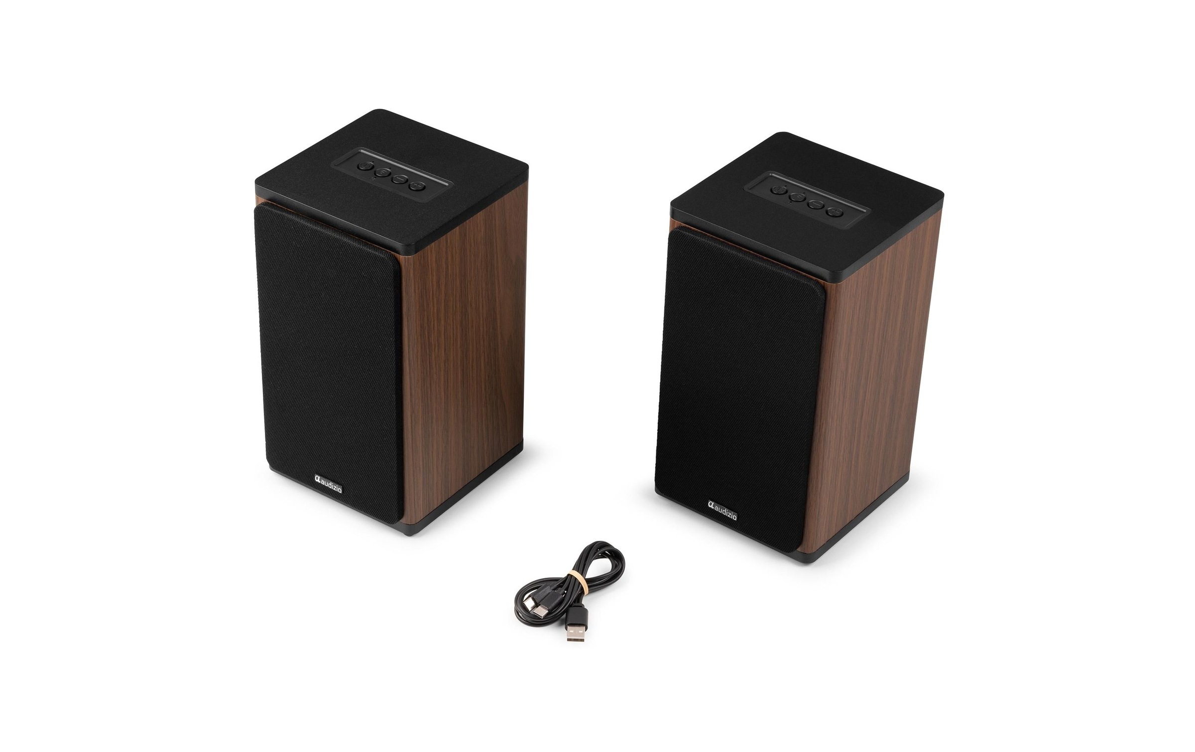 AUDIZIO Regal-Lautsprecher »Paar BS20-DW 50W, BT, Akku« ( )