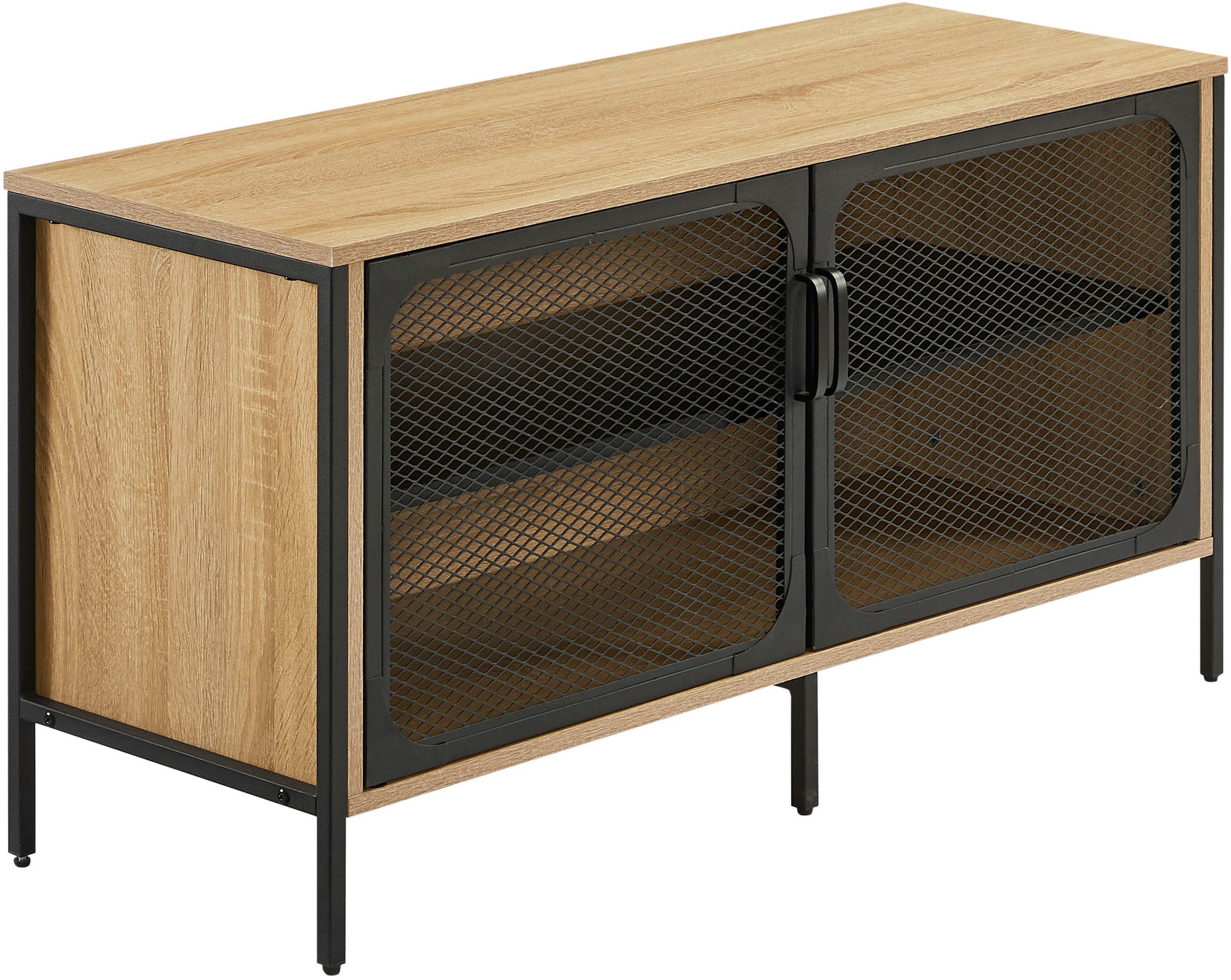 GOODproduct Tableau TV »Amance« mit natürlichen ABS-Kanten und langlebigem Metallgestell