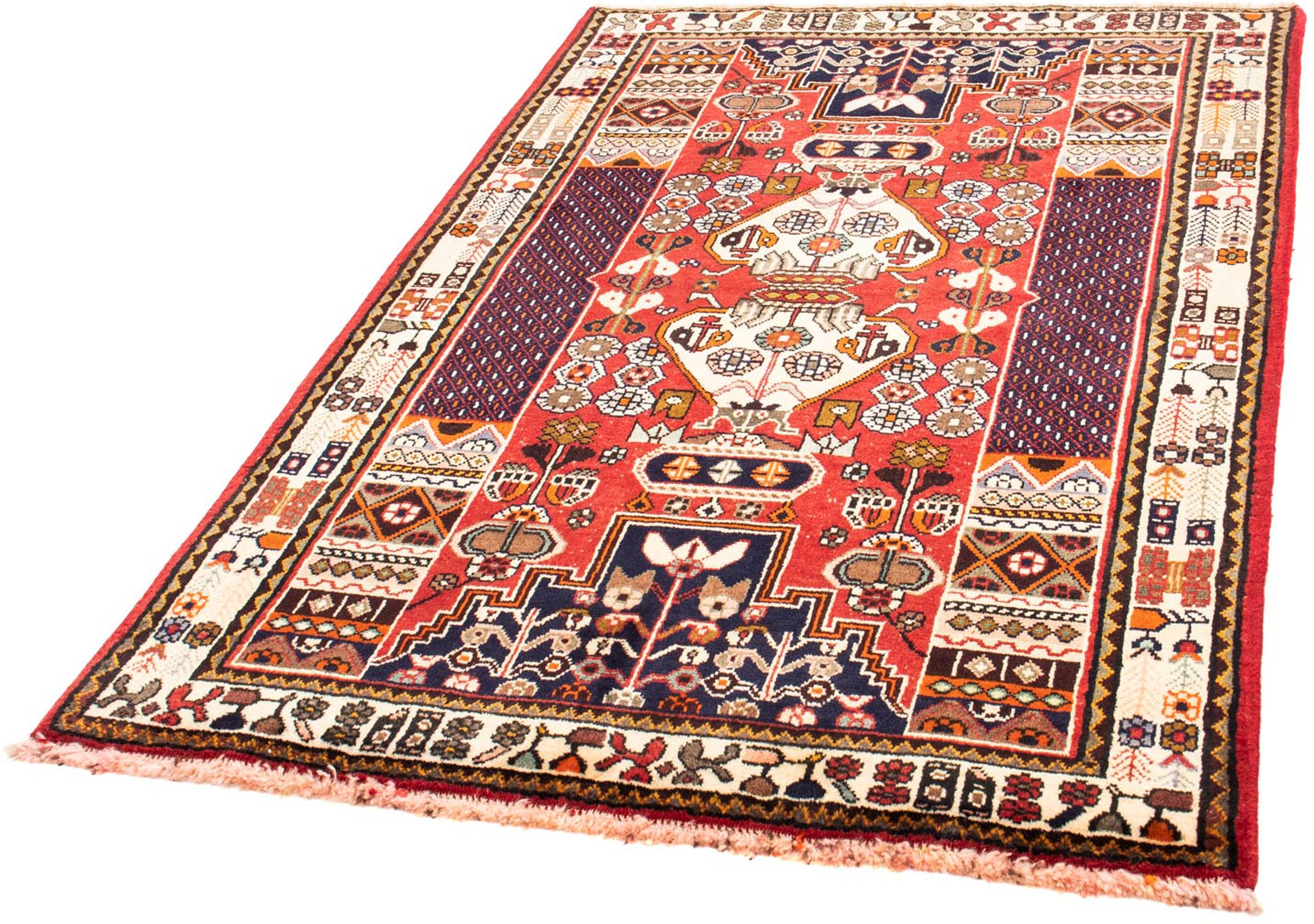 Image of morgenland Orientteppich »Perser - Nomadic - 168 x 113 cm - rot«, rechteckig, 10 mm Höhe, Wohnzimmer, Handgeknüpft, Einzelstück mit Zertifikat bei Ackermann Versand Schweiz
