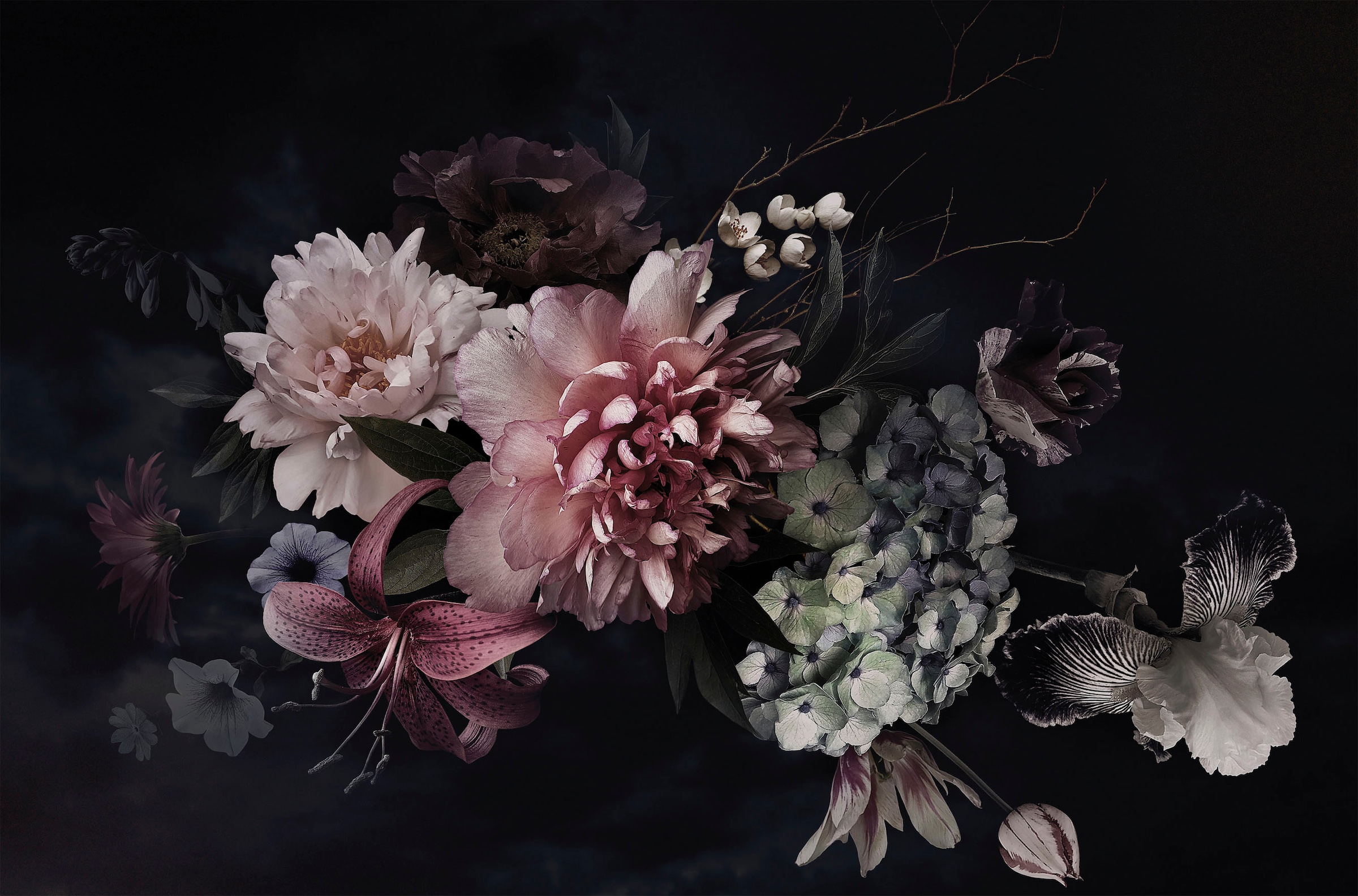Image of Bönninghoff Leinwandbild "Blumen" 1 Stk. tlg.