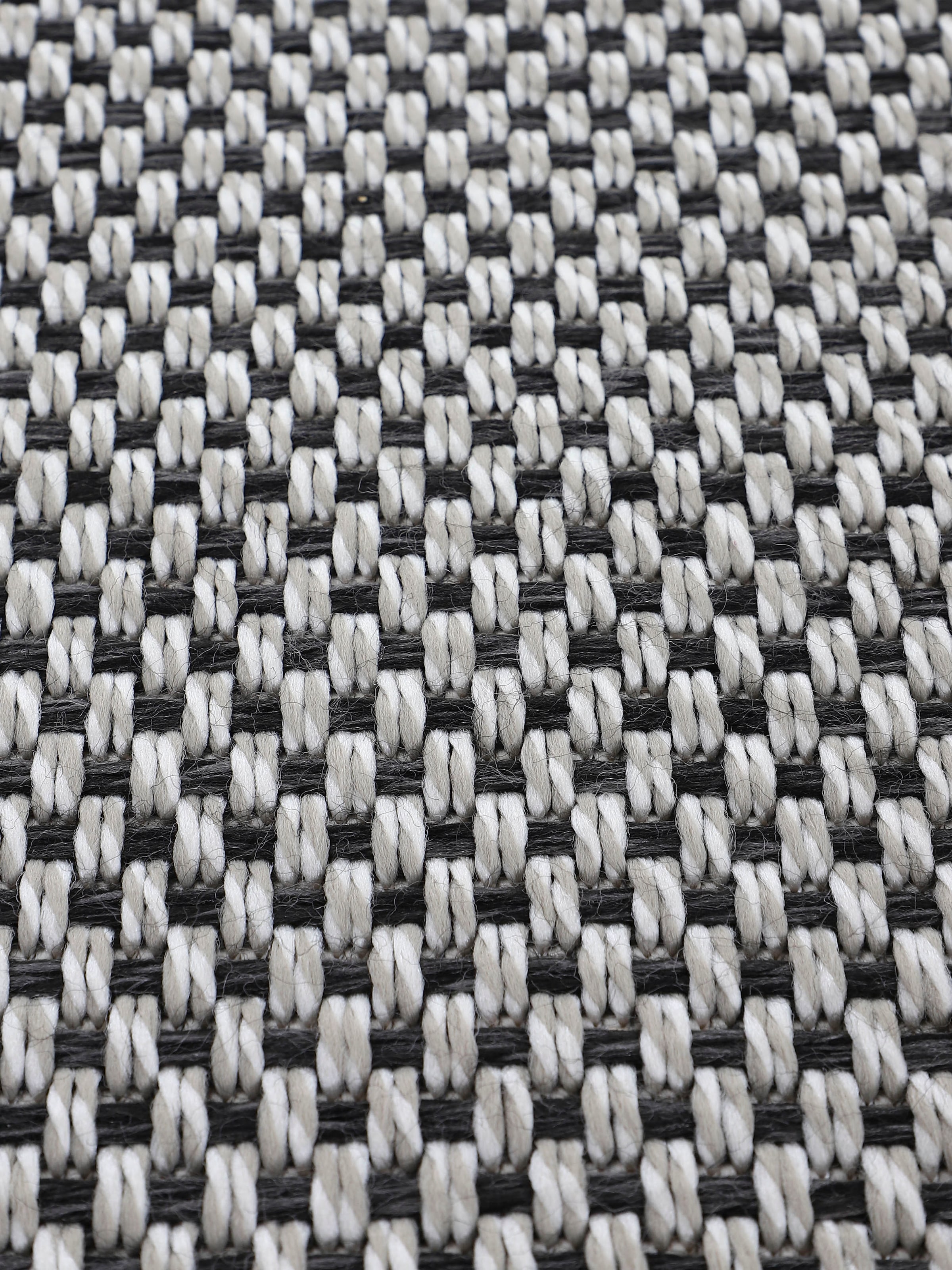 carpetfine Läufer »Boho 105«, rechteckig, 4 mm Höhe, robustes Flachgewebe, Sisal Optik, UV-beständig, Aussenbereich