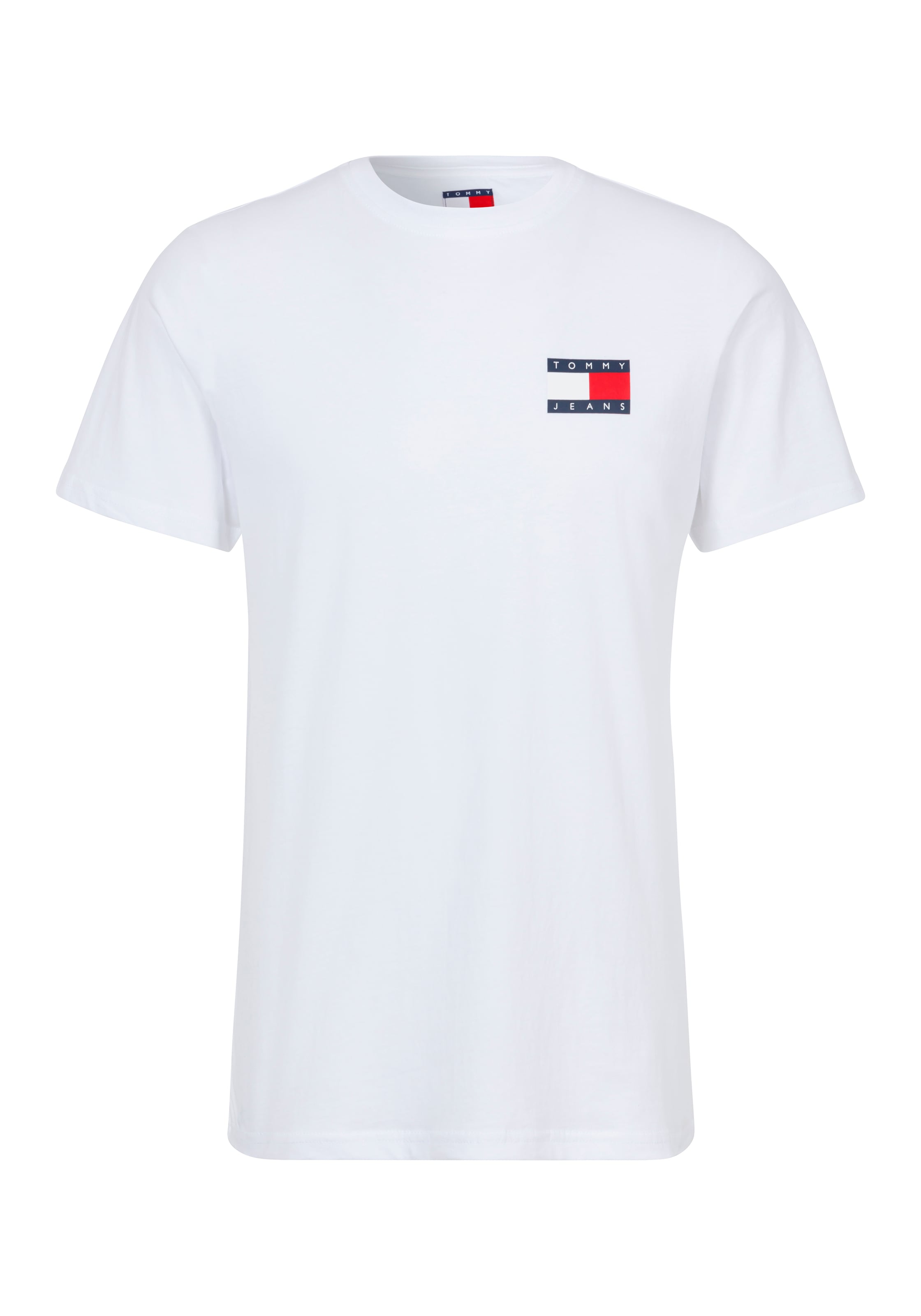 TOMMY JEANS T-Shirt »TJM SLIM ESSENTIAL FLAG TEE EXT«