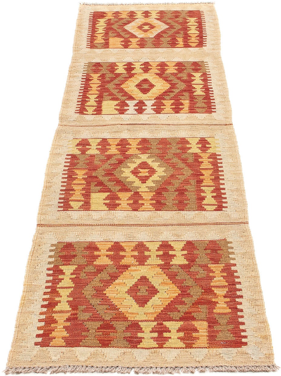 Image of morgenland Läufer »Kelim Maimene Medaillon 202 x 67 cm«, rechteckig, 0,5 mm Höhe, Wendeteppich bei Ackermann Versand Schweiz