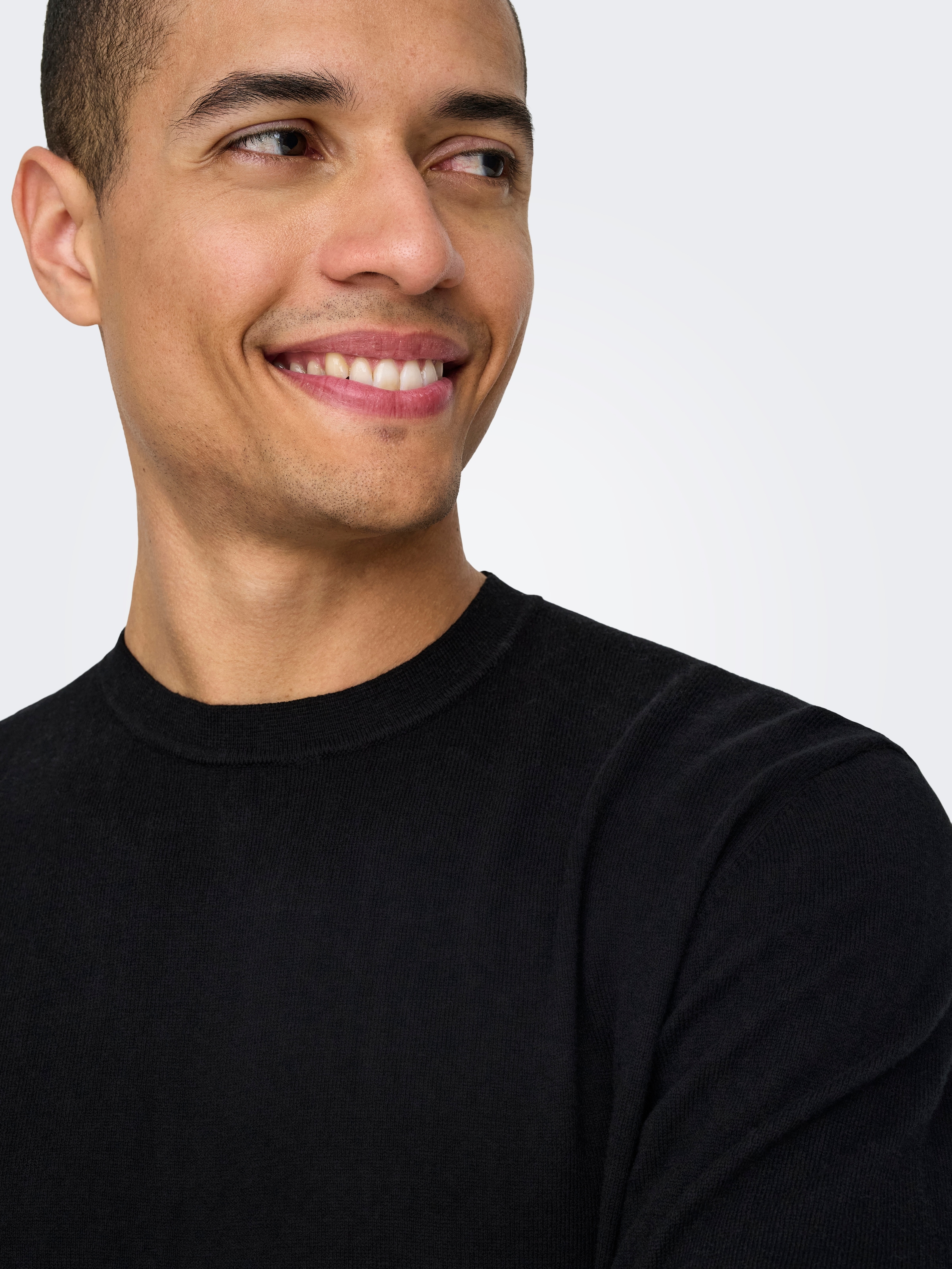 ONLY & SONS Strickpullover »ONSLOUI REG 12 MEL CREW KNIT NOOS«