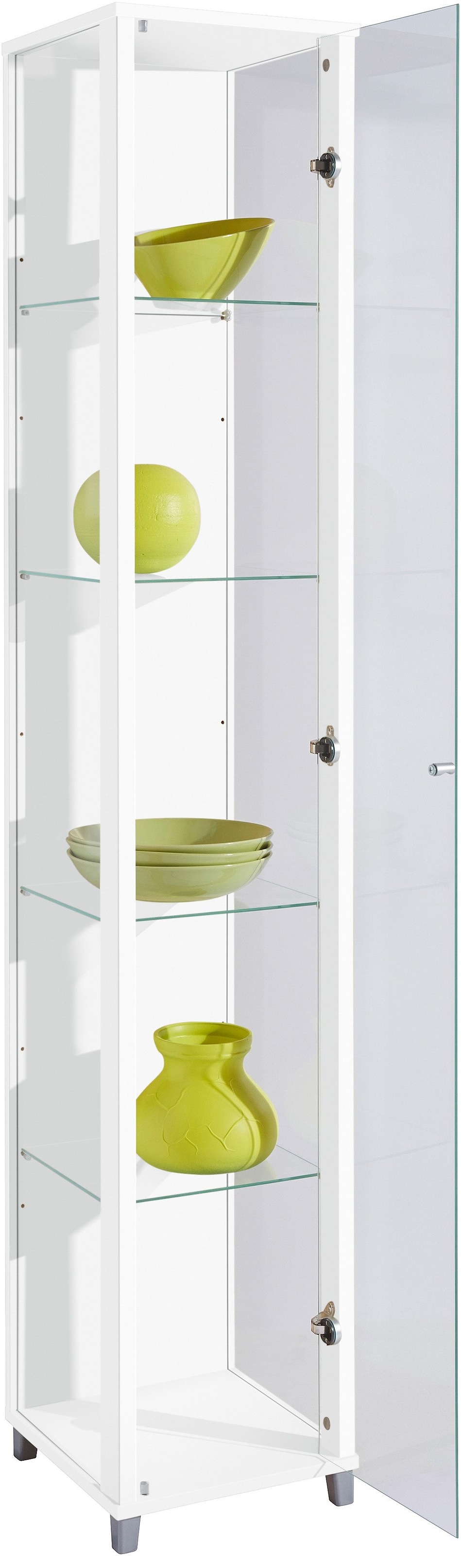 Image of fif möbel Vitrine, 1-türig, 4 Glasböden bei Ackermann Versand Schweiz