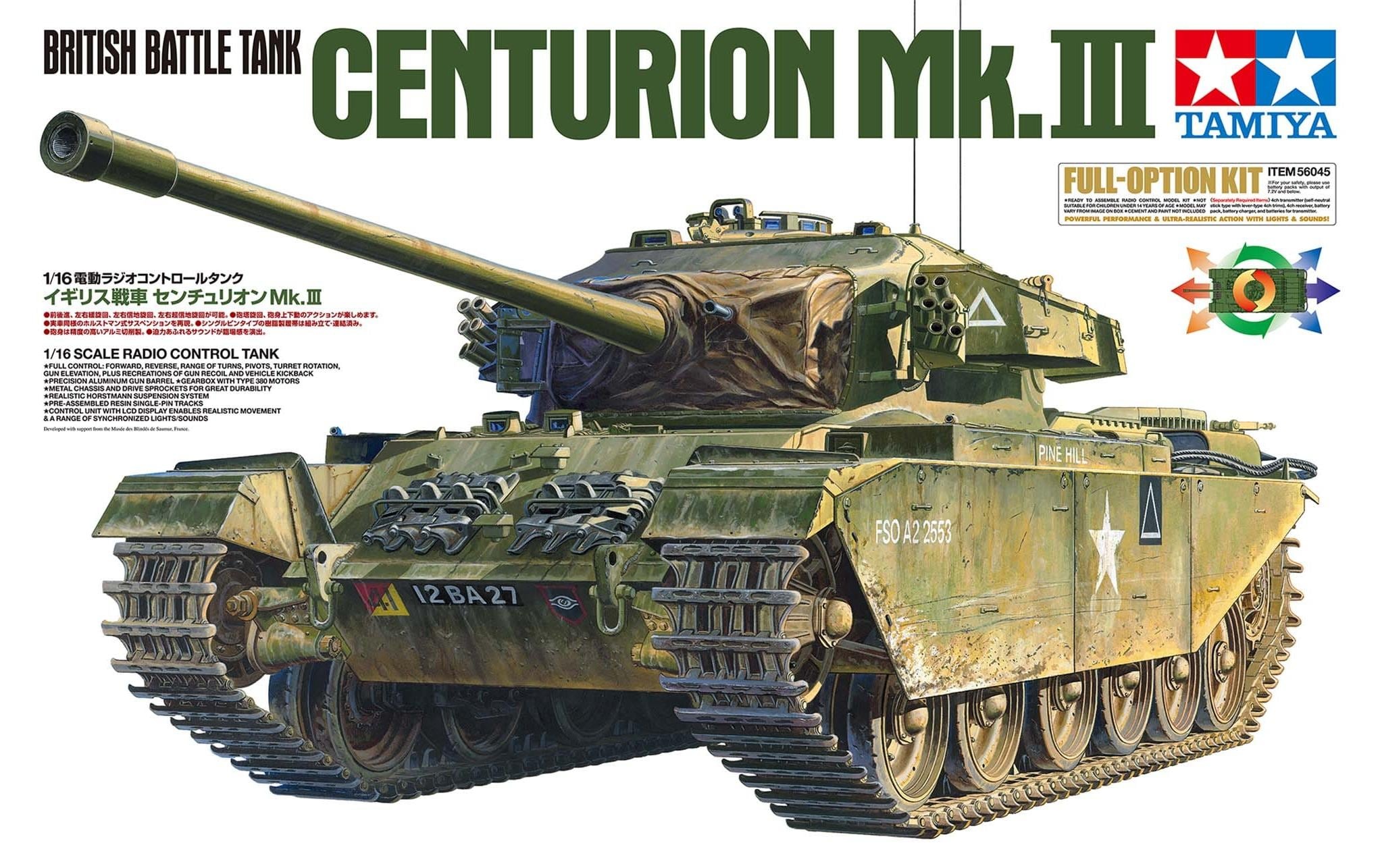 Tamiya RC-Auto »Centurion MKIII Full Option Bausatz«