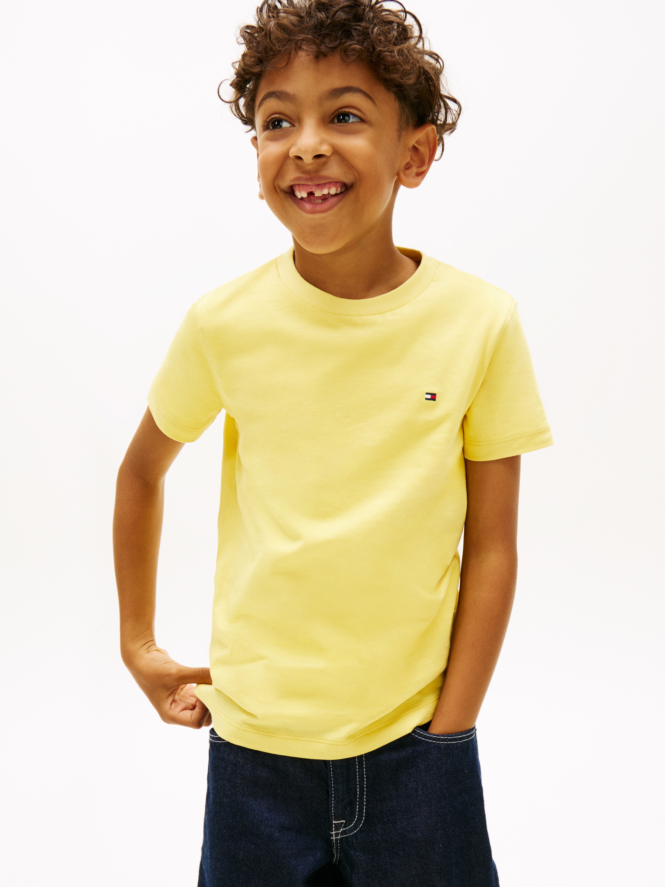 Image of Tommy Hilfiger T-Shirt "ESSENTIAL COTTON REG FIT TEE SS" Kinder bis 16 Jahre, mit Rundhalsausschnitt