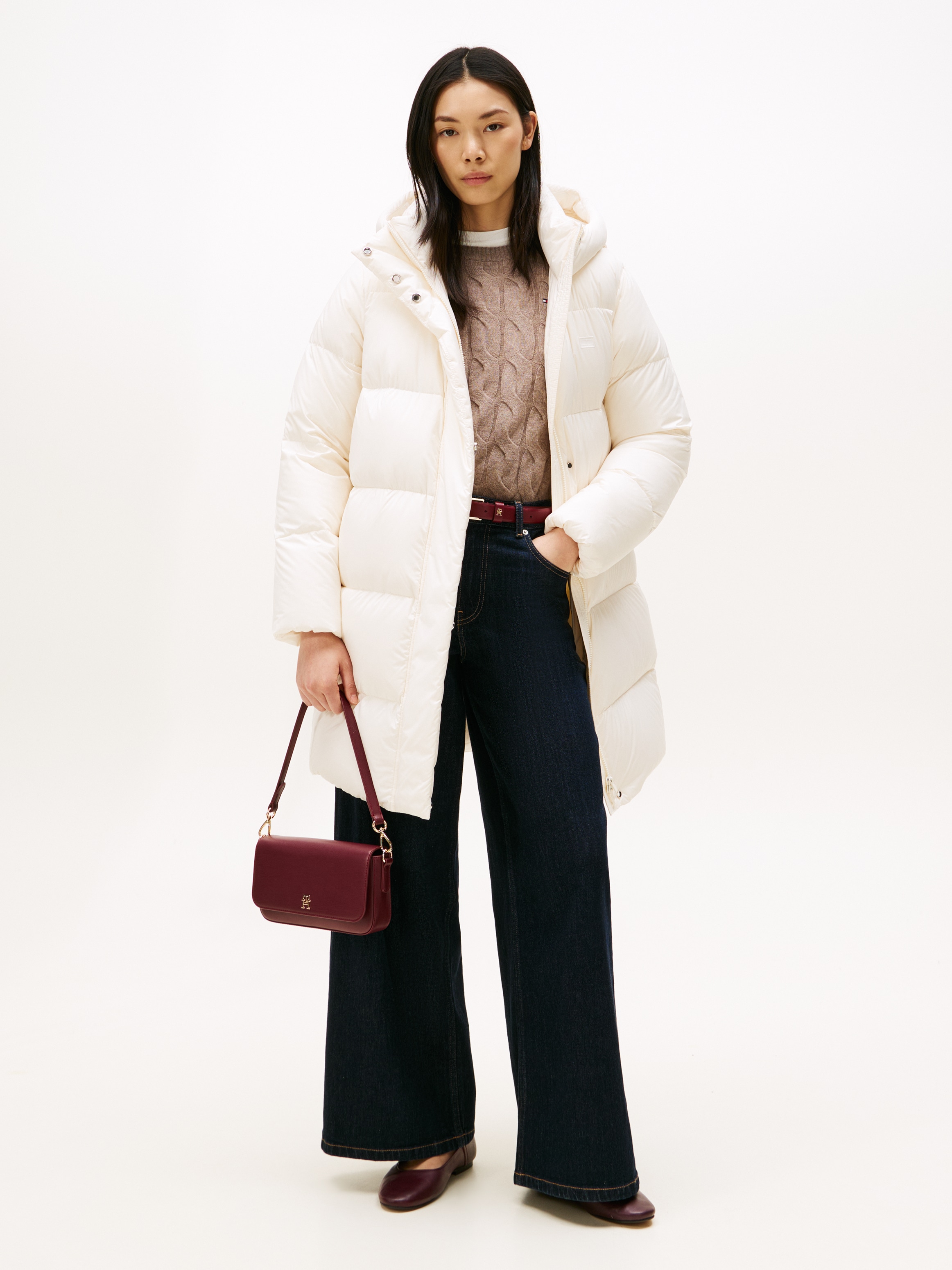 Tommy Hilfiger Steppmantel »MODERN DOWN REG COAT« mit wärmenden Material gefüttert