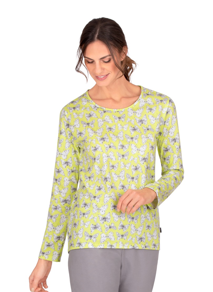 Image of Trigema Rundhalsshirt, mit langen Armen bei Ackermann Versand Schweiz