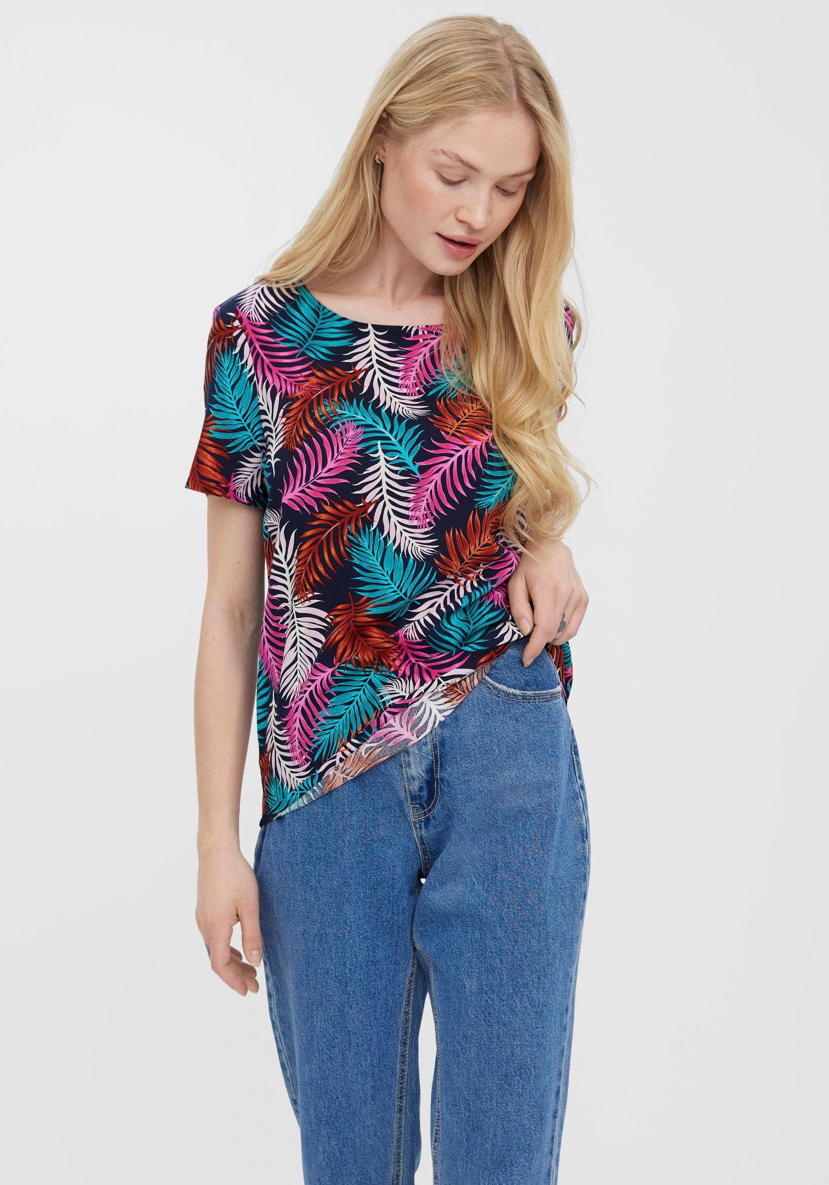 Image of Vero Moda Shirtbluse »VMEASY SS TOP WVN« bei Ackermann Versand Schweiz