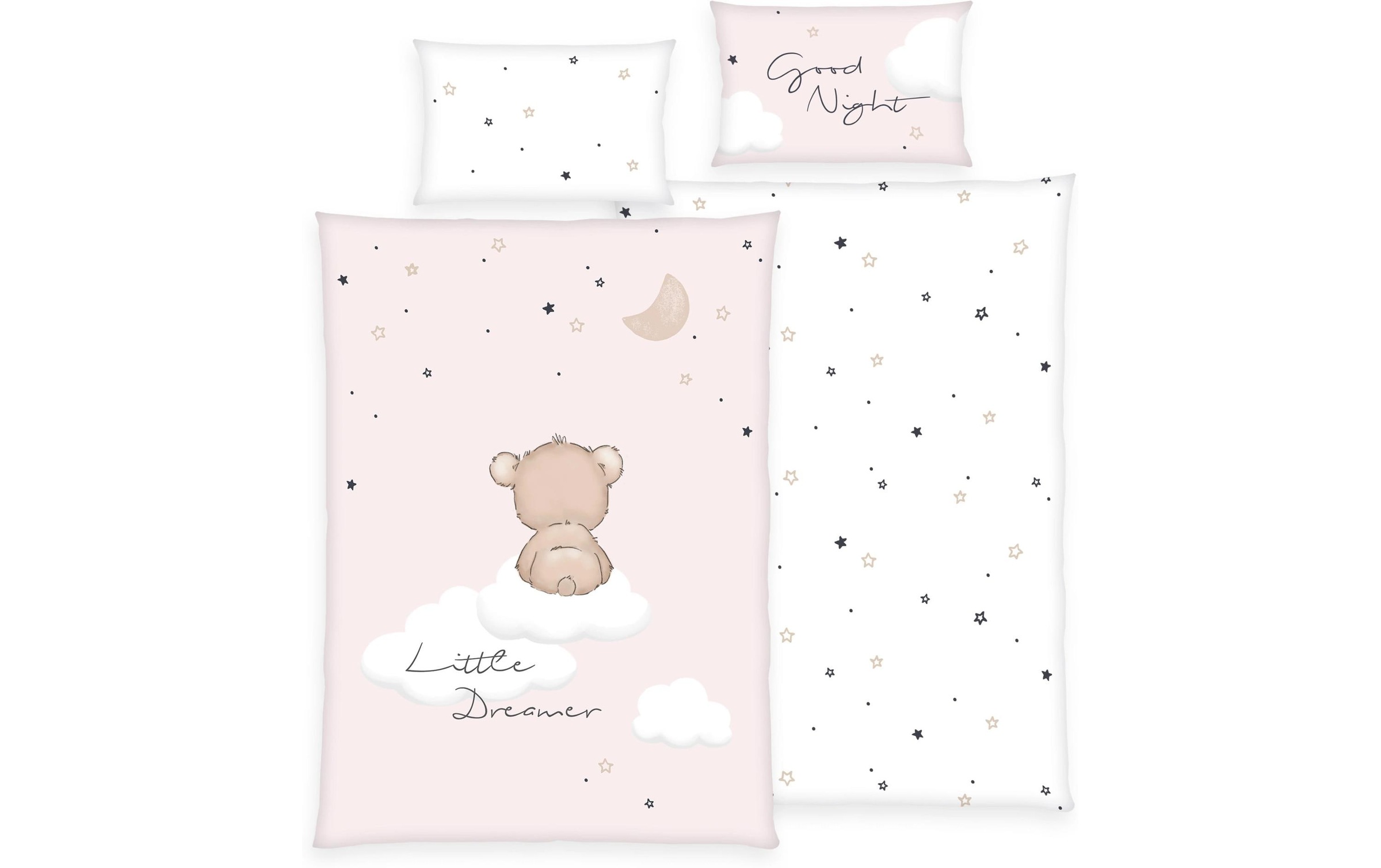 Image of Herding Kinderbettwäsche "babybest Little Dreamer" 2 Wendebettwäsche