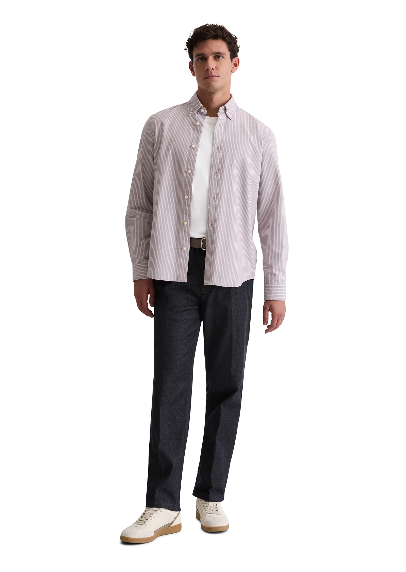 Marc O'Polo Chemise à manches longues Oxford-Hemd, regular fit mit Button-Down-Kragen