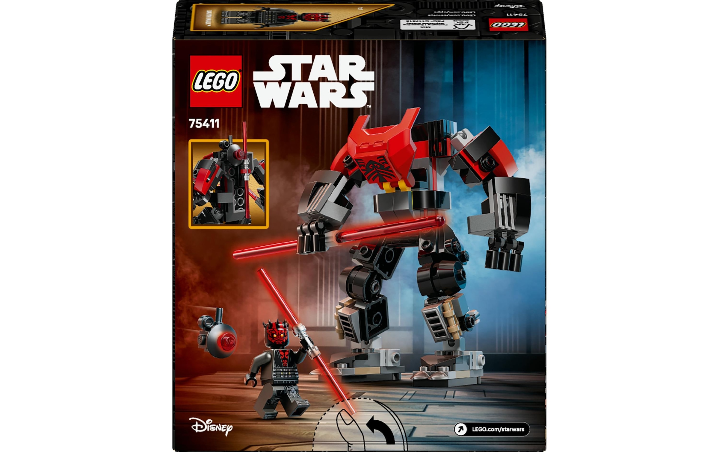 LEGO® Spielbausteine »Star Wars Darth Maul Mech 75411«, (143 St.)