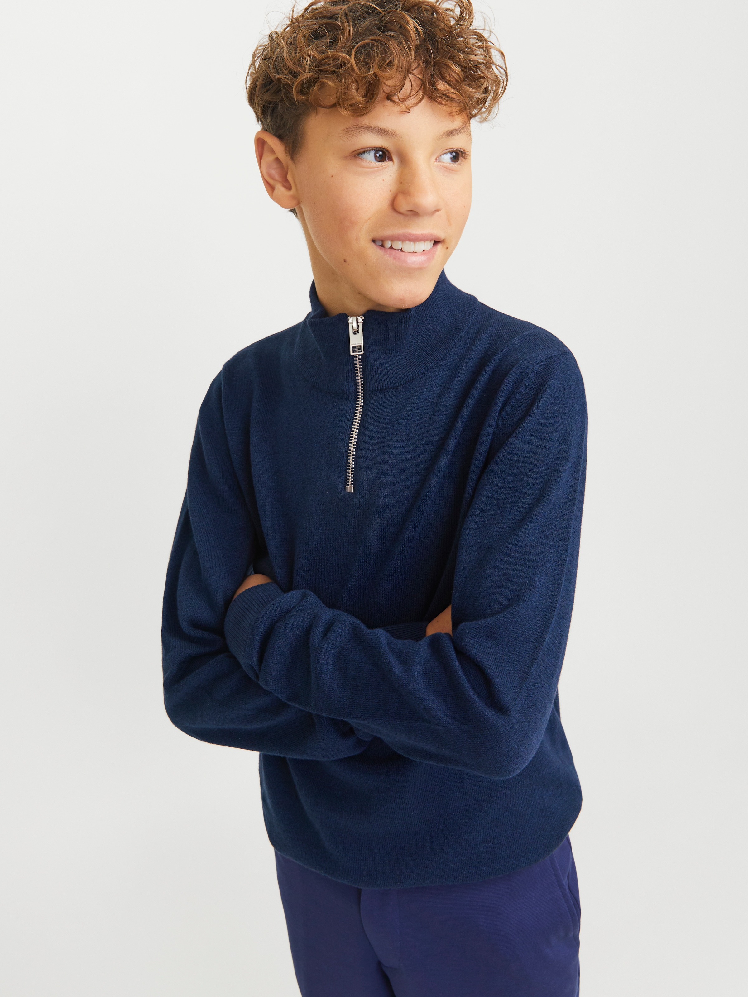 Jack & Jones Junior Troyer »JJEEMIL KNIT HALF ZIP NOOS JNR«