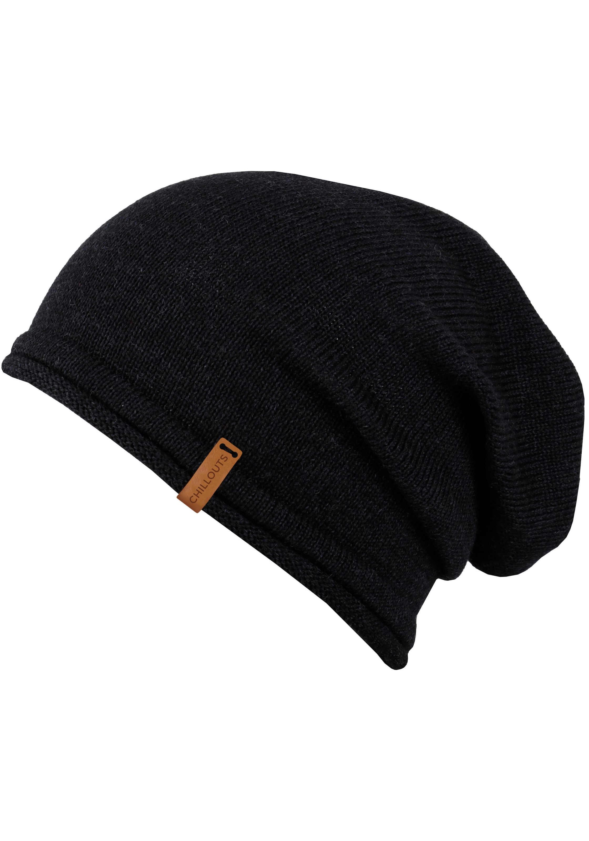 chillouts Beanie »Leicester Hat«, mit lockerer Passform und Wollanteil