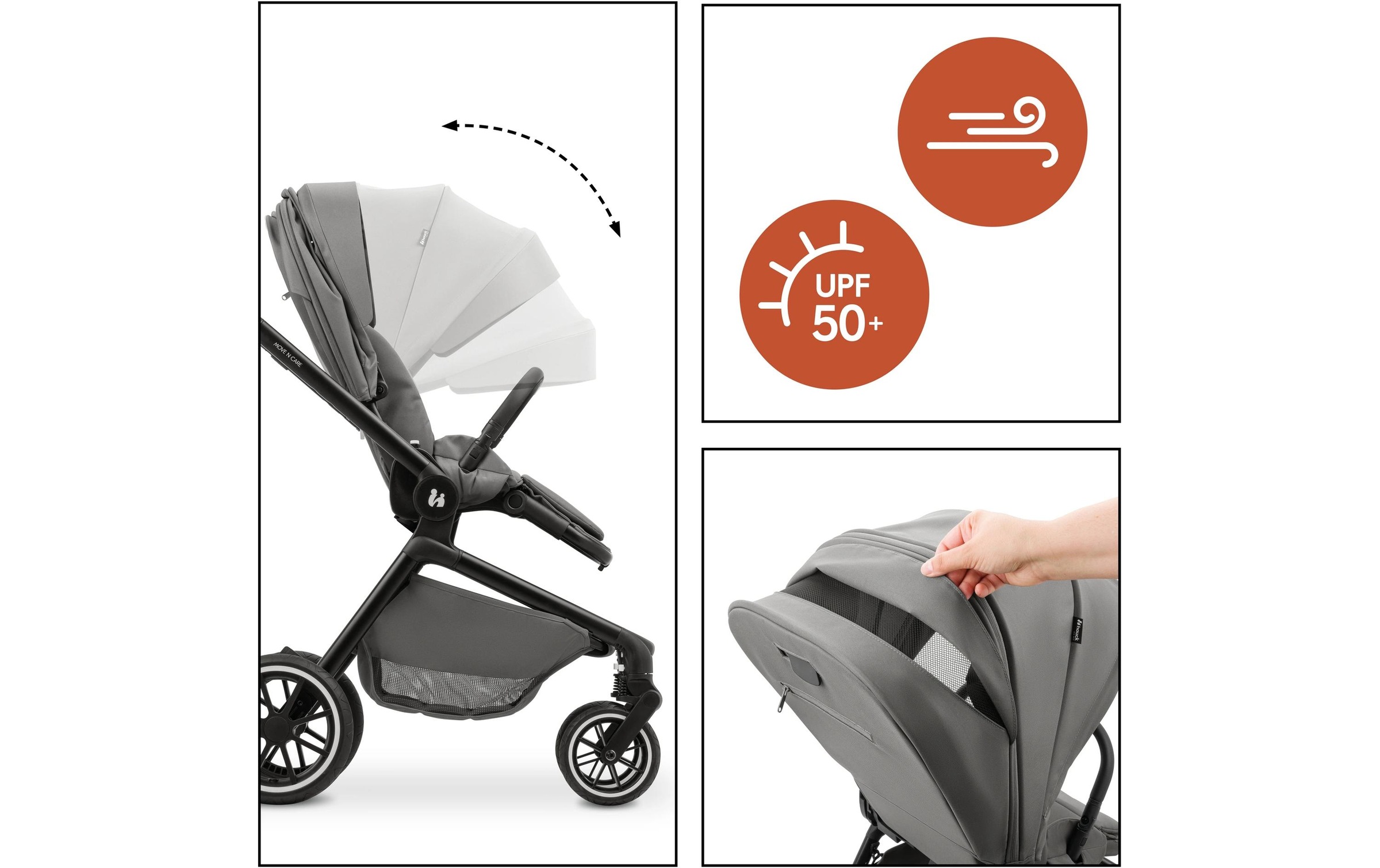 Hauck Poussette pour enfants »Move N Care« 22 kilos