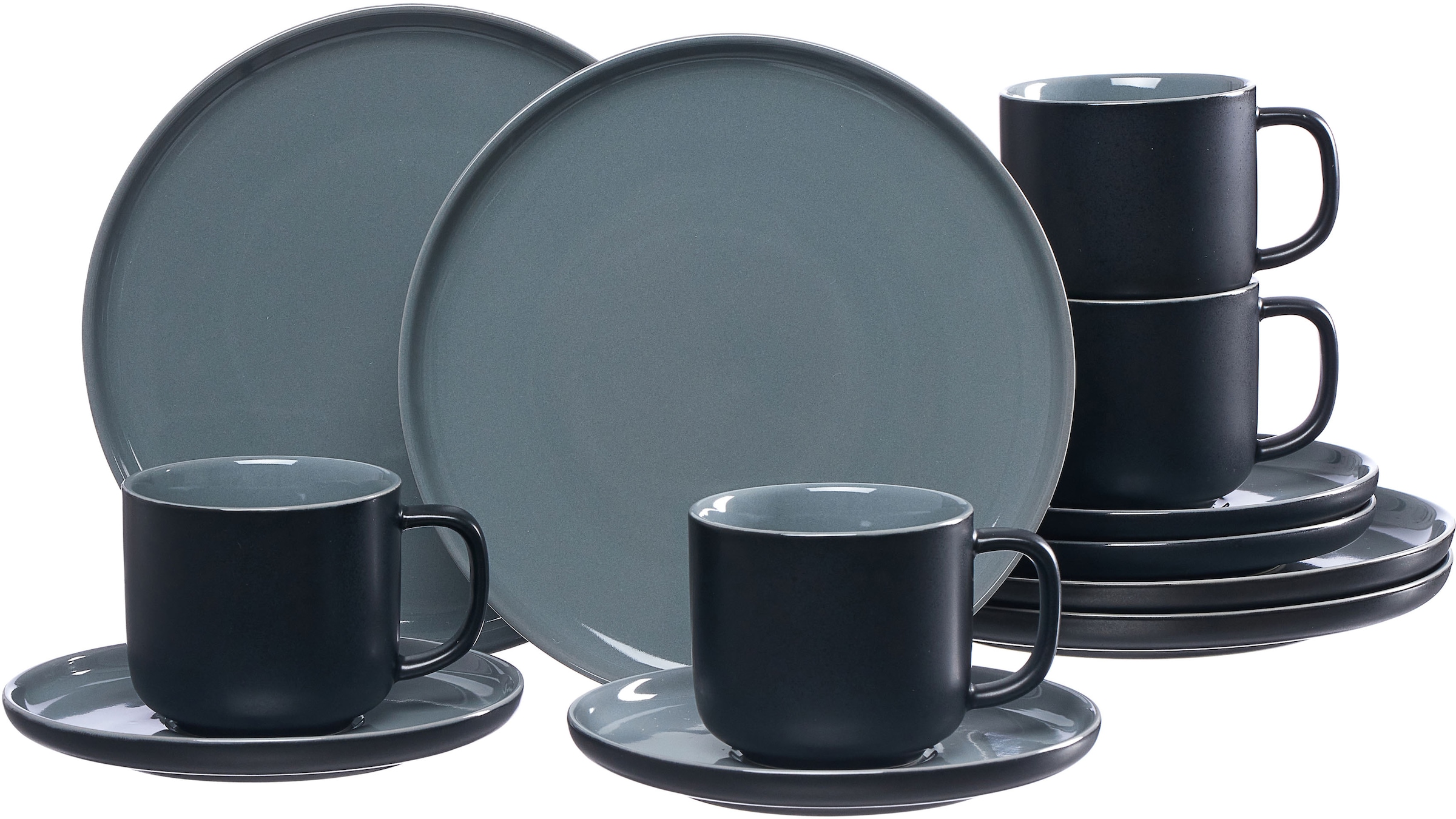 Image of Ritzenhoff & Breker Kaffeeservice "Geschirr-Set, Service Jasper" Scandic Style, 12 Teile, für 4 Personen