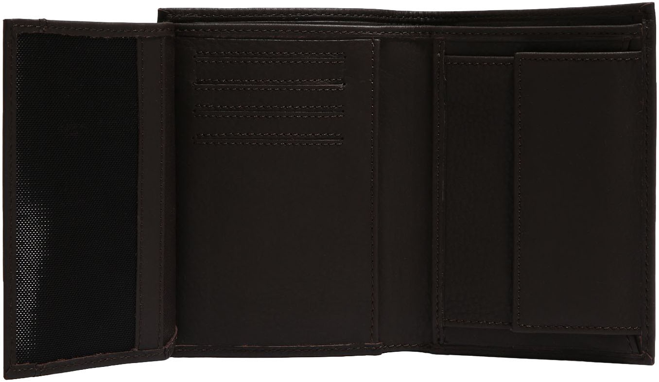 Levi's® Porte-monnaie »VINTAGE TWO HORSE VERTICAL COIN WALLET« mit schöner Prägung Herrenbörse Portemonnaie Leder
