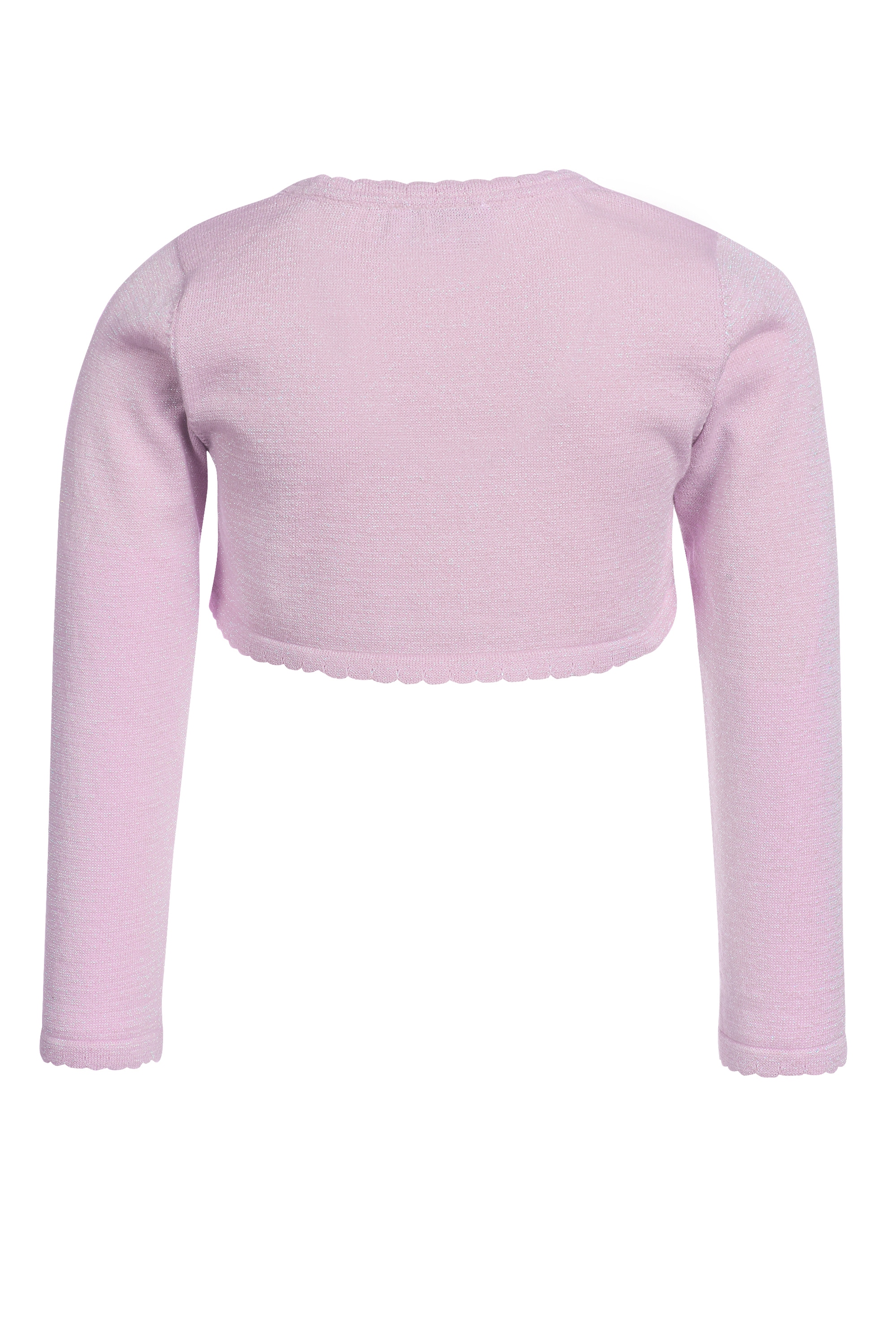 happy girls Boléro im dezenten Glitzerlook und mit gewellten Kanten