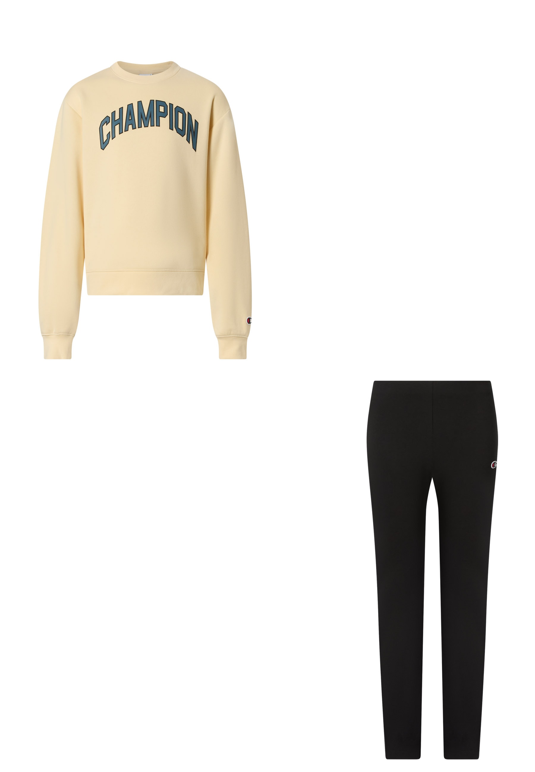 Champion Jogginganzug »SPORTWEAR SWEATSUITS Standard Fit« 2 für Kinder, 2-teiliges Set, aus Baumwolle und Polyester, Standard Fit