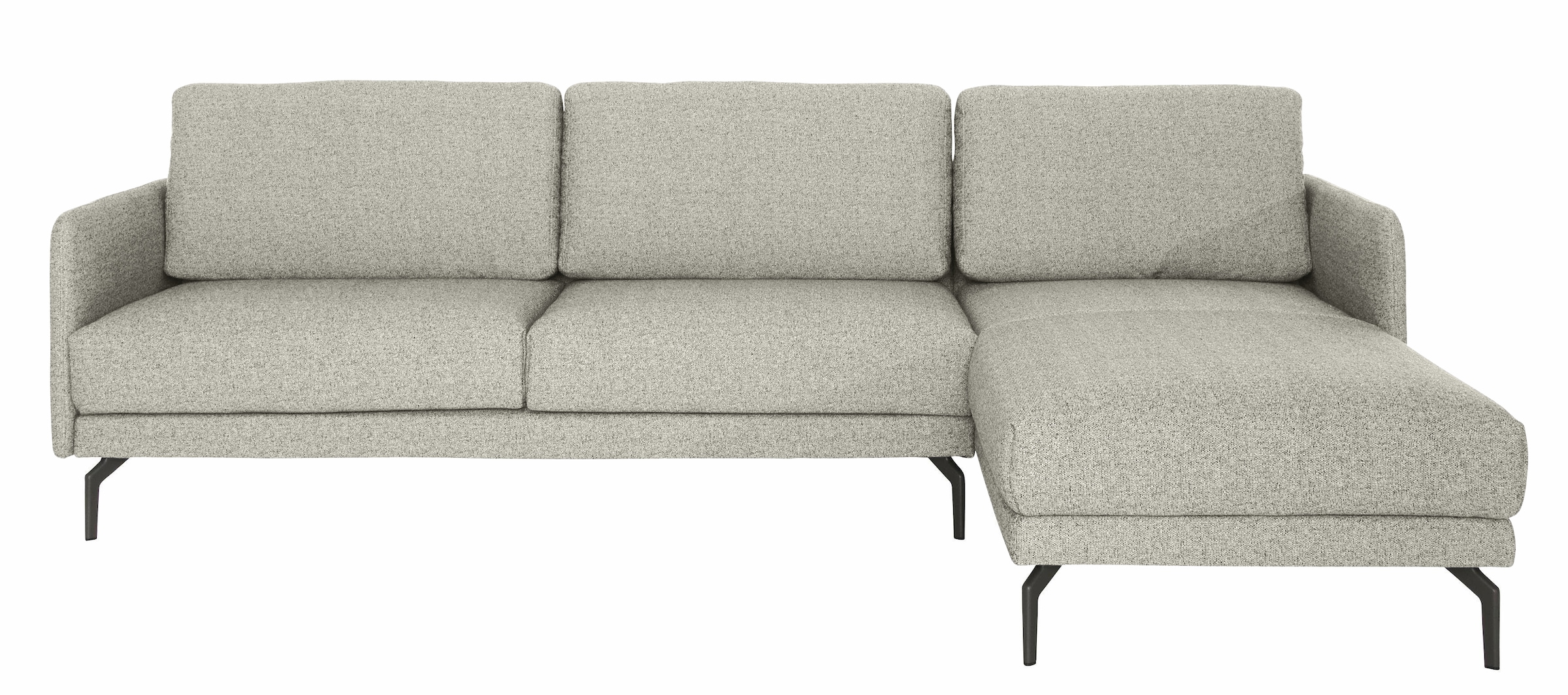 Image of Creation BY ROLF BENZ Ecksofa "CR.450, Designecksofa, Polsterecke, L-Form" Armlehne sehr schmal, Breite 234 cm, Alugussfüsse in umbragrau