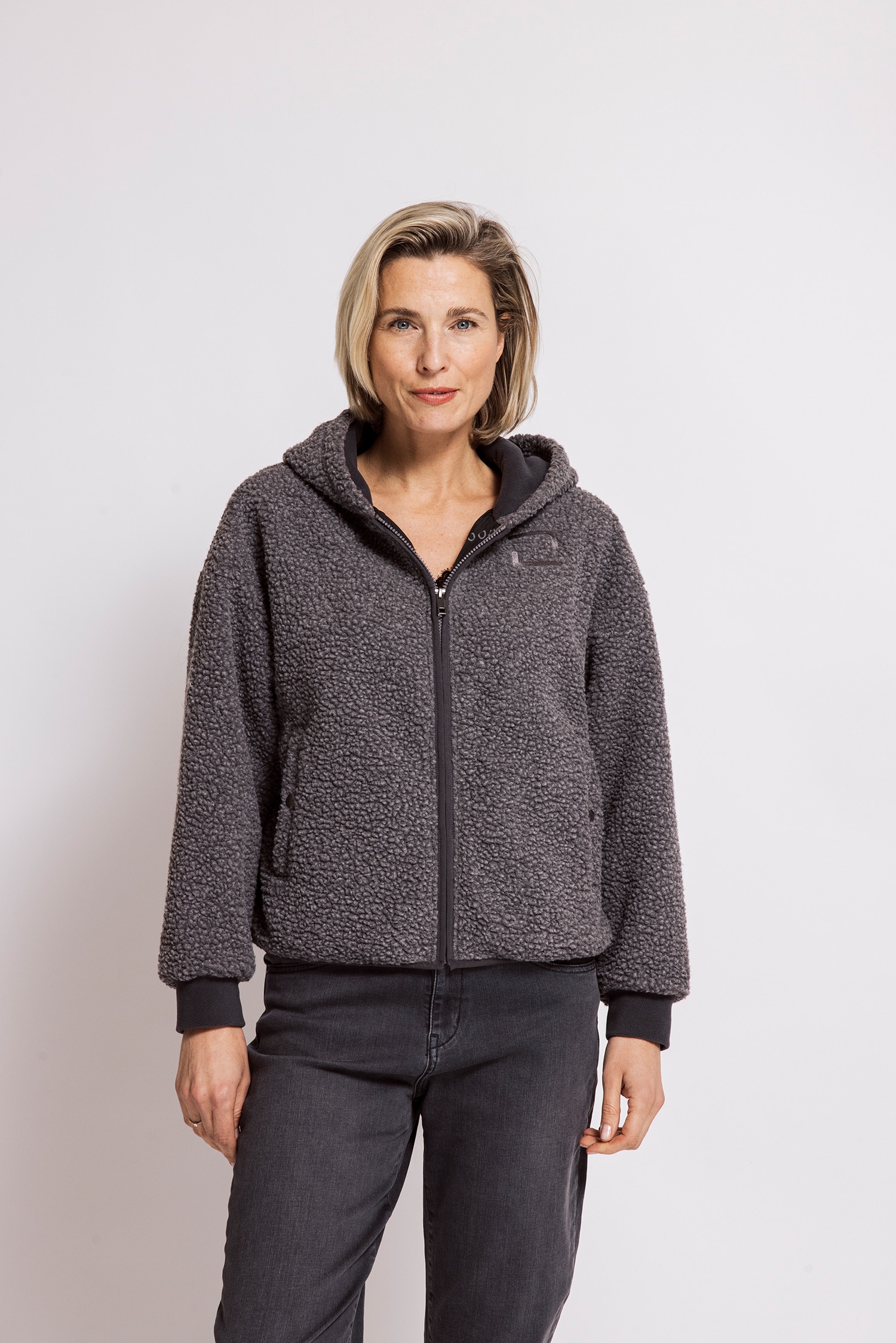 Image of Zhrill Sweatblazer "KULIN" Feecejacke mit Kapuze / bequeme Passform