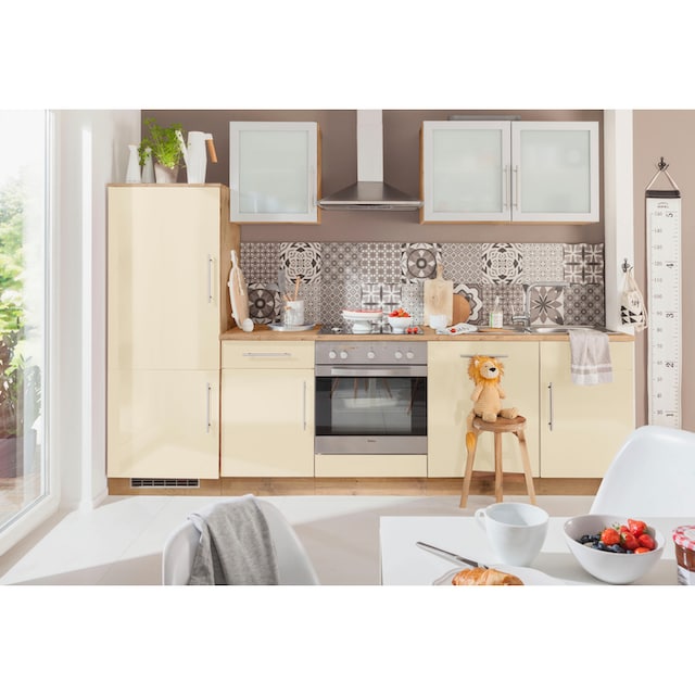 ♕ wiho Küchen Küchenzeile »Aachen«, ohne E-Geräte, Breite 280 cm  versandkostenfrei auf