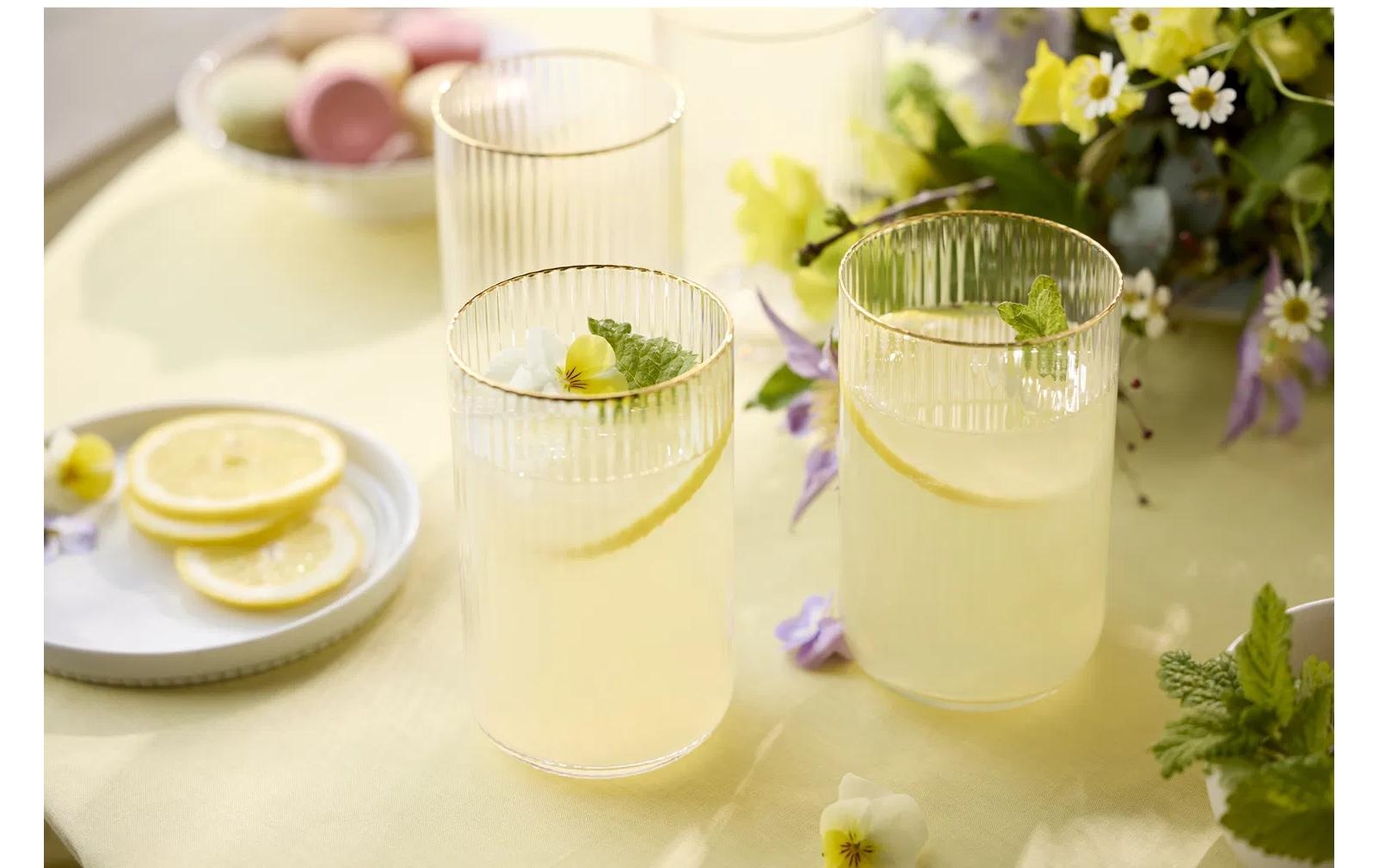   Verre »Lyngby Palermo Gold 50 cl, 4 Stück«