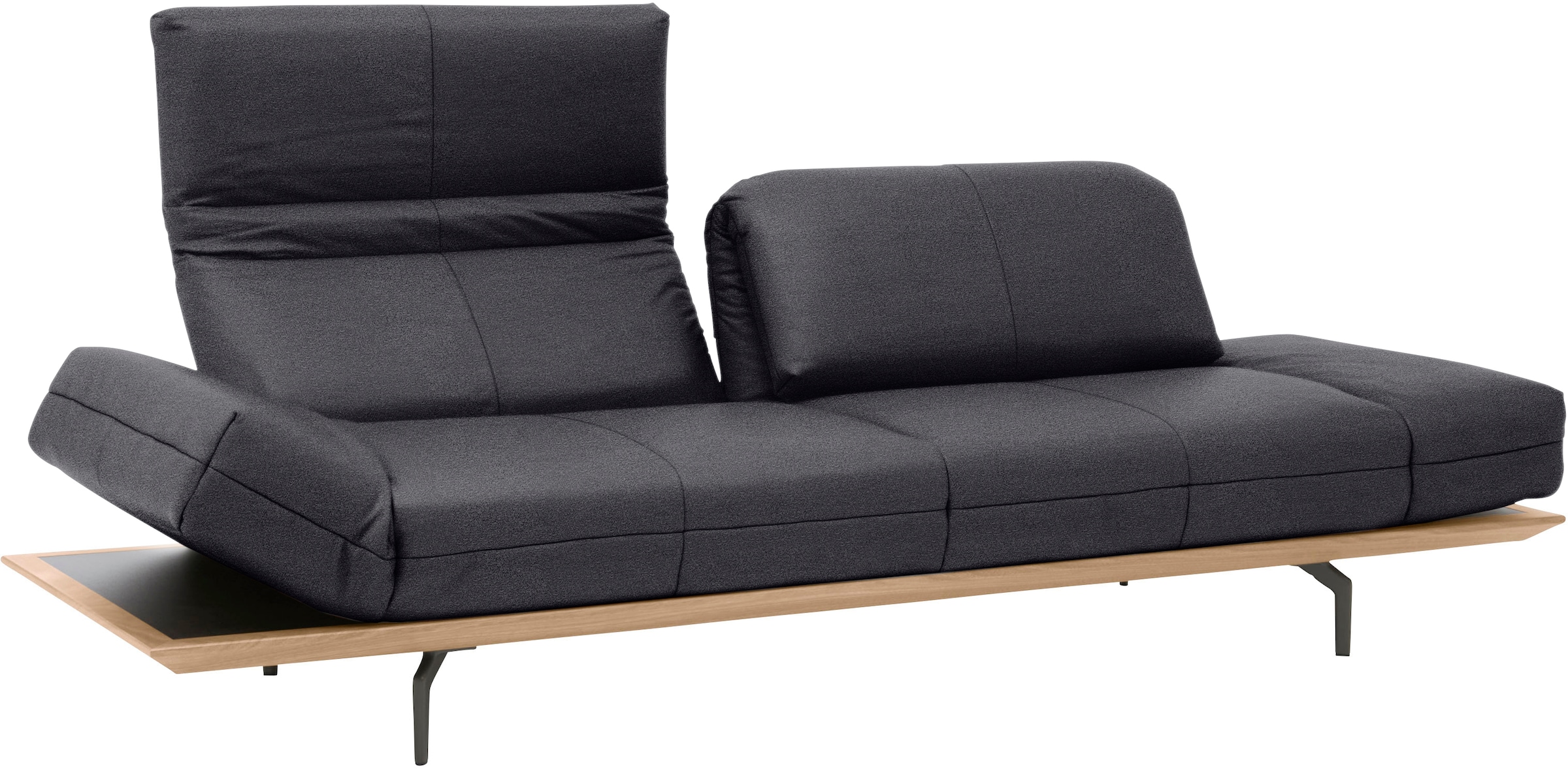 Creation BY ROLF BENZ 4 places »CR.420, Designsofa, Loungesofa« en 2 qualités, cadre en chêne naturel ou noyer, largeur 252 cm