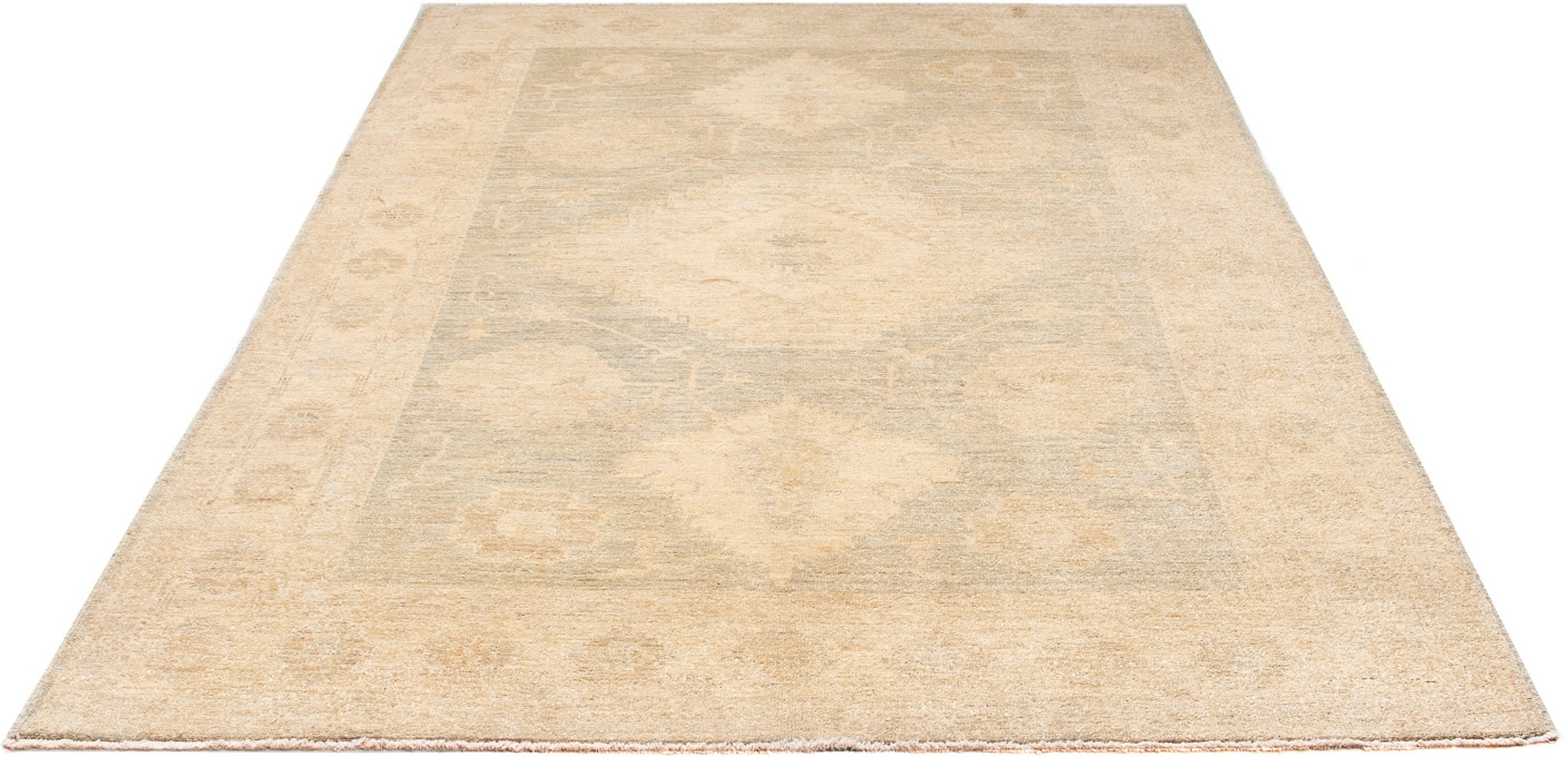 Image of morgenland Orientteppich »Ziegler - 202 x 150 cm - beige«, rechteckig, 6 mm Höhe, Wohnzimmer, Handgeknüpft, Einzelstück mit Zertifikat bei Ackermann Versand Schweiz