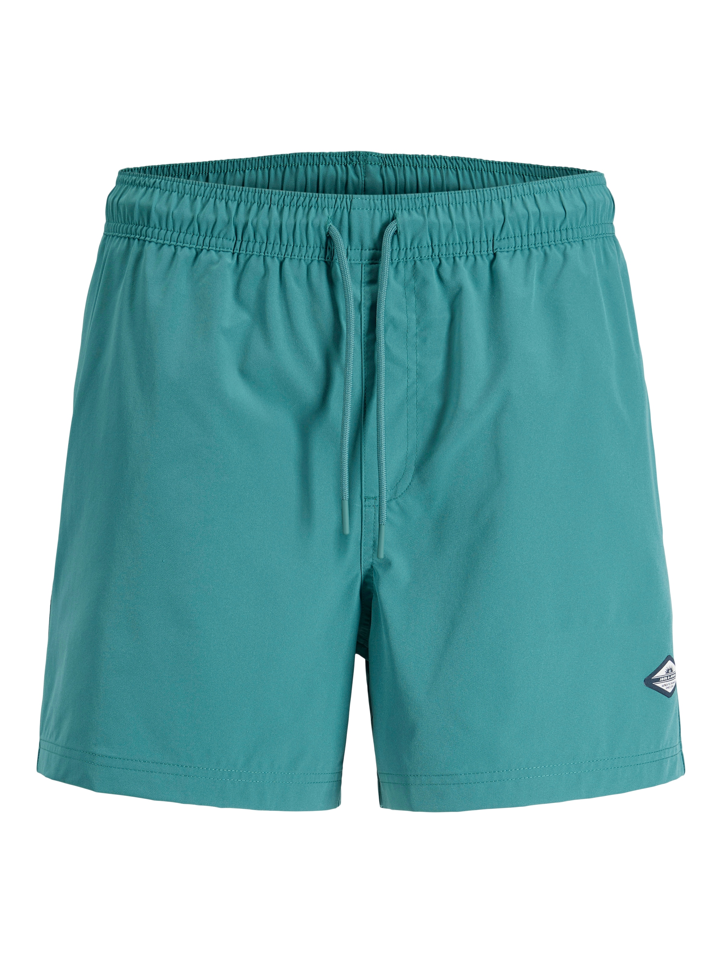Jack & Jones PlusSize Badeshorts »JPSTMAUI TROPIC SOLID SWIM SHORTS  PLS« Kunstfaser, mit elastischem Bund