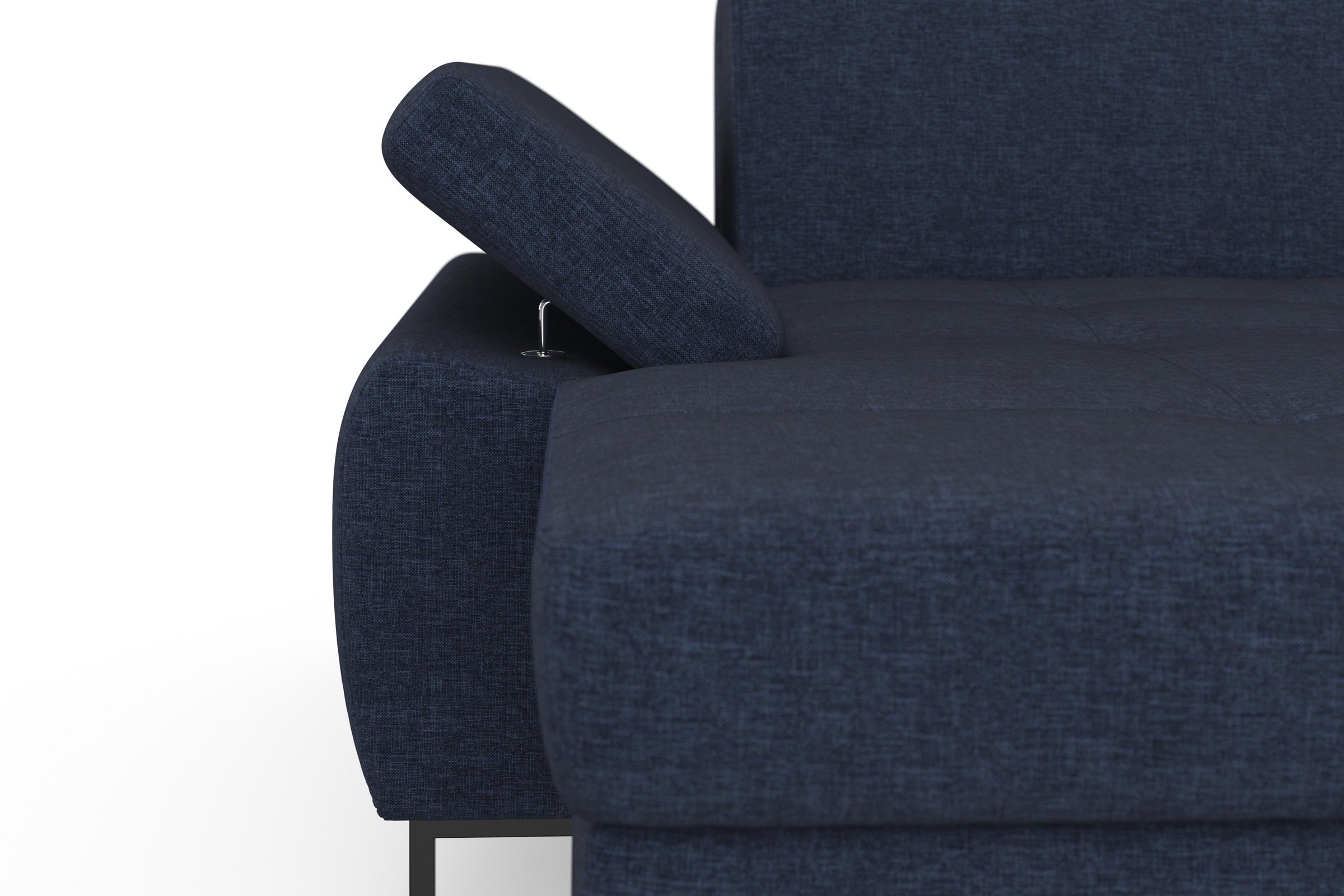 DOMO collection Wohnlandschaft »Capelo, komfortabel, klare Linien zeichnen dieses Design aus, U-Form«, mit Armteilverstellung, wahlweise mit Bettfunktion, Federkern