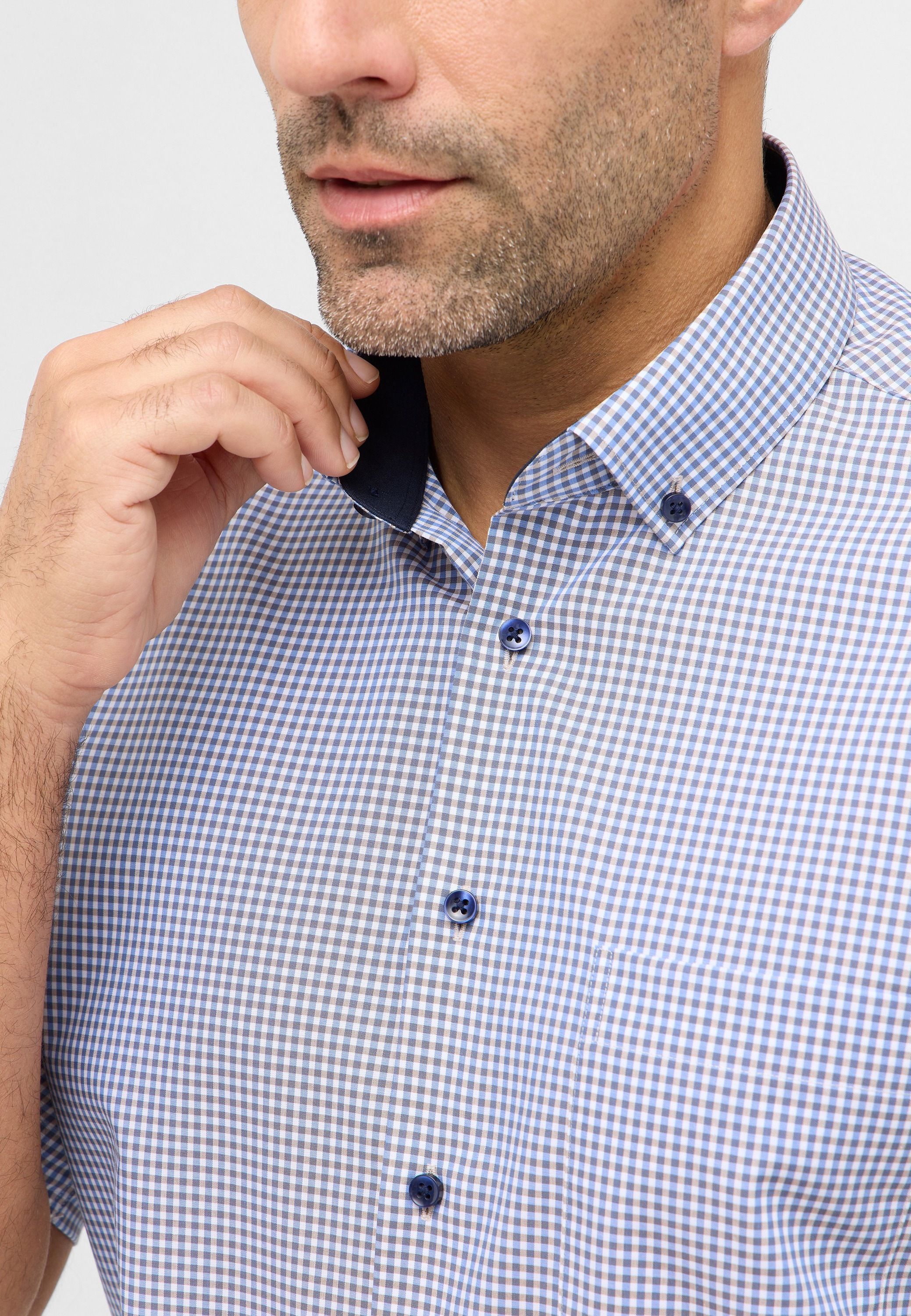 Eterna Chemise à manches courtes »MODERN FIT« NON IRON (bügelfrei)