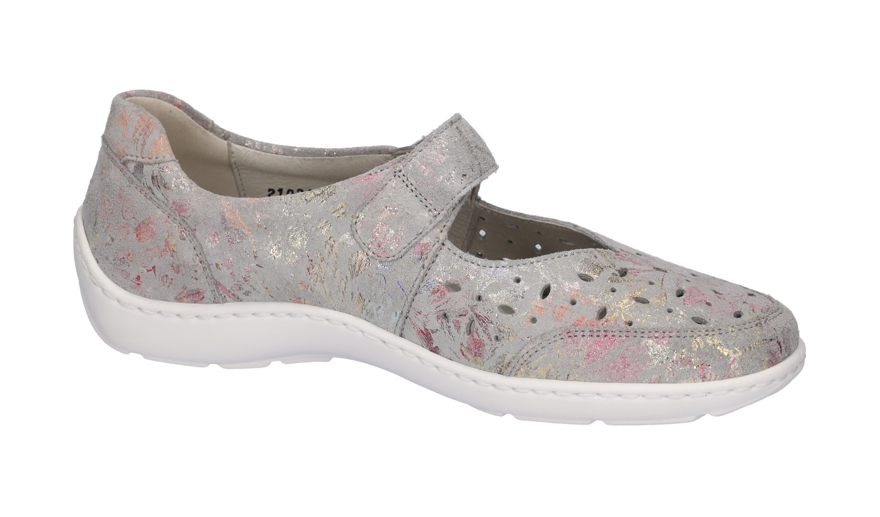 Waldläufer Ballerines à lanières »HENNI«  , Keilabsatz, Halbschuh, Komfortschuh mit Perforation, Weite H