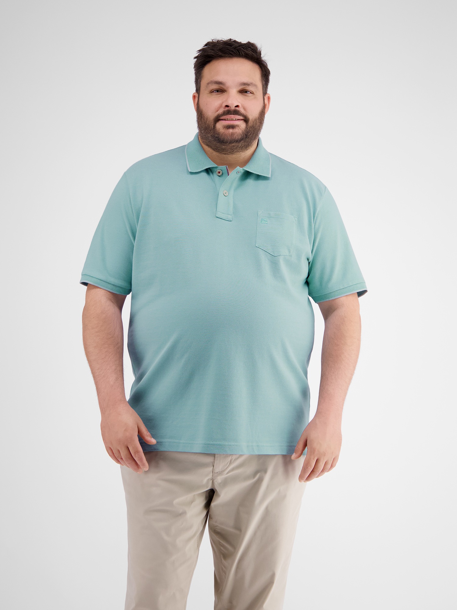 LERROS Poloshirt »LERROS Herren Piqué-Poloshirt in Grossen Grössen«