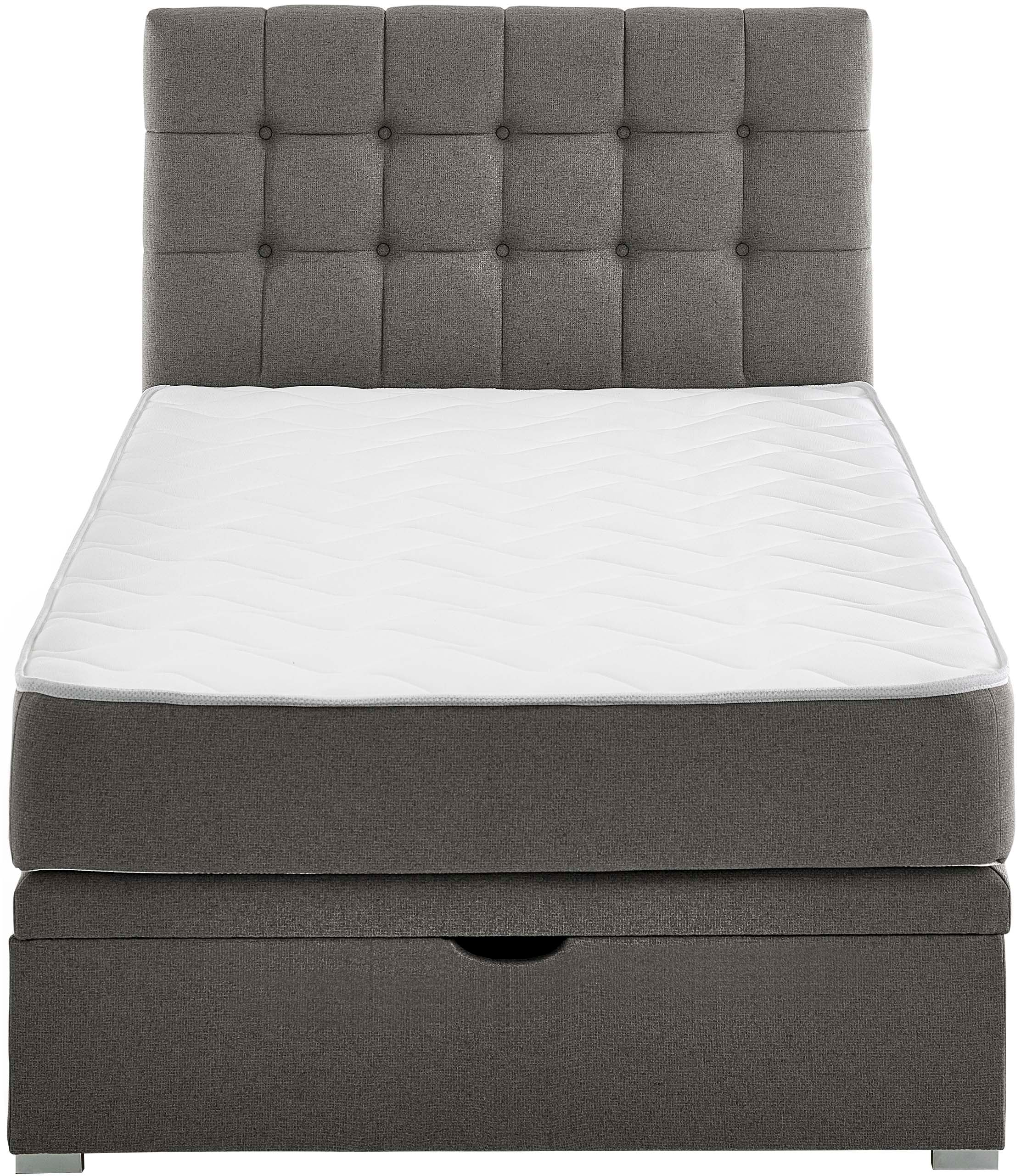 ATLANTIC home collection Boxbett »Riona, erweiterbar zu Doppel- und Familienbett«, wahlweise mit 120x200cm Taschen-Federkernmatratze oder ohne Matratze