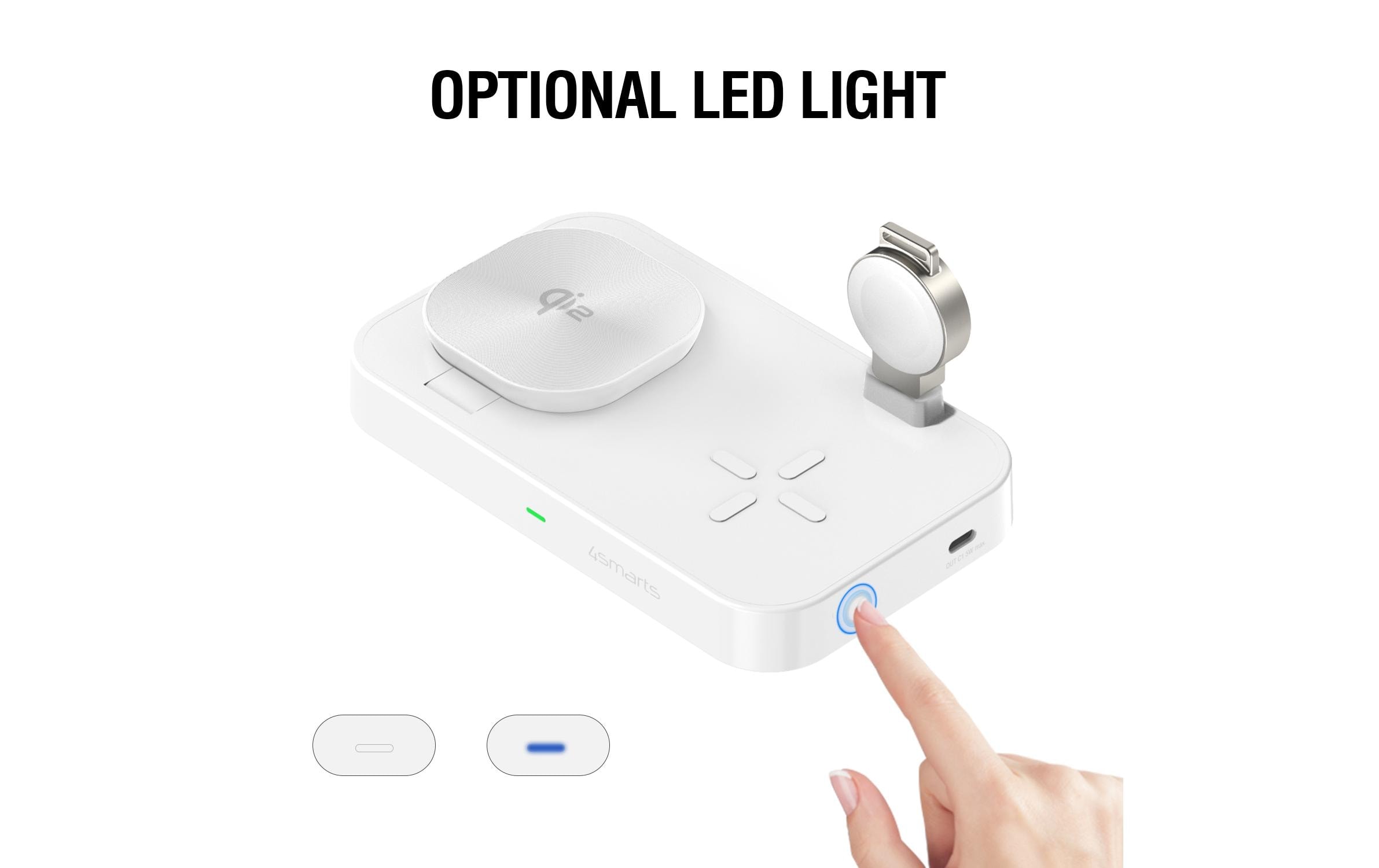 4smarts Ladestation »Qi2 Ladestation Trident«