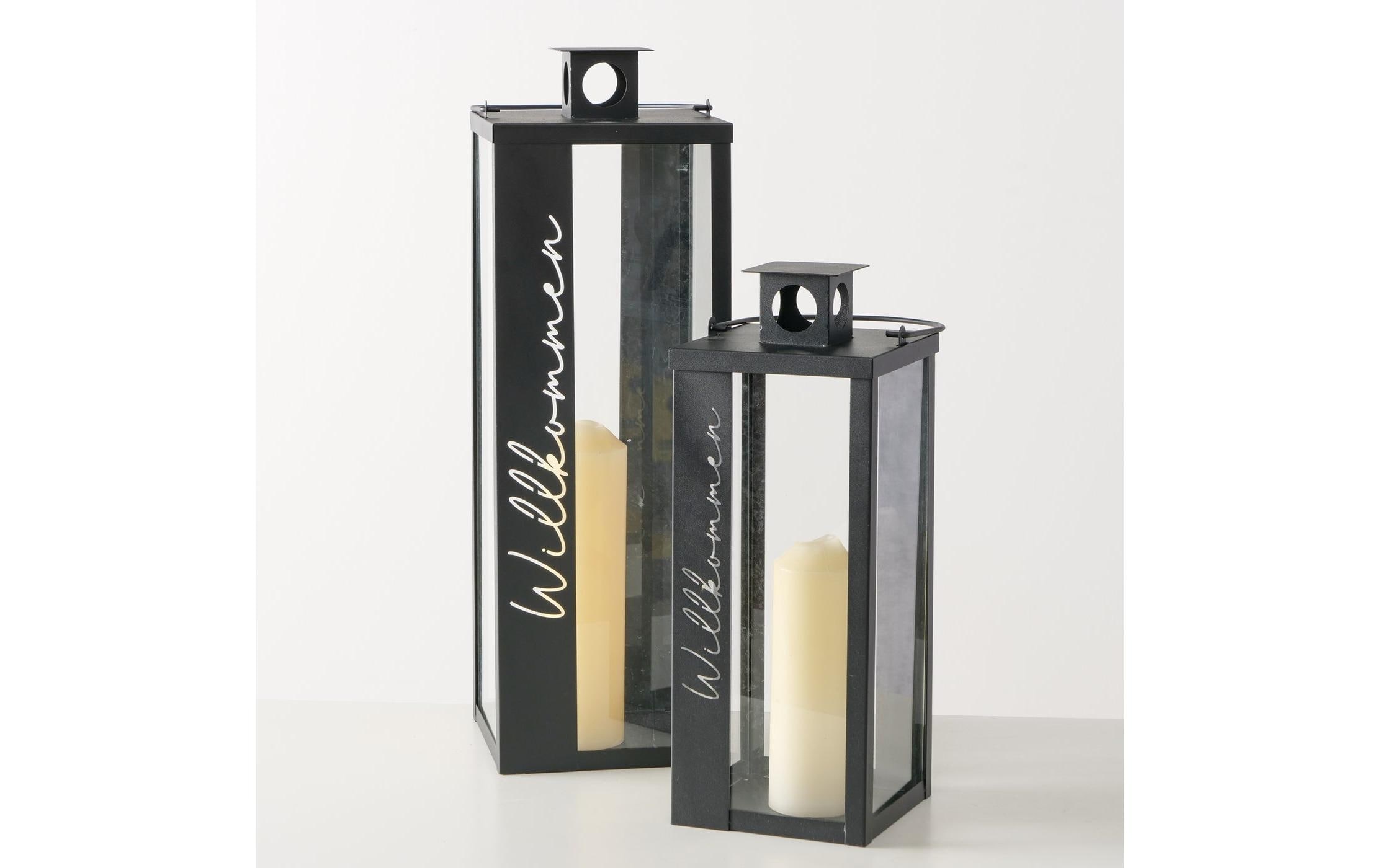 BOLTZE Kerzenlaterne »Halifax 2-teilig«