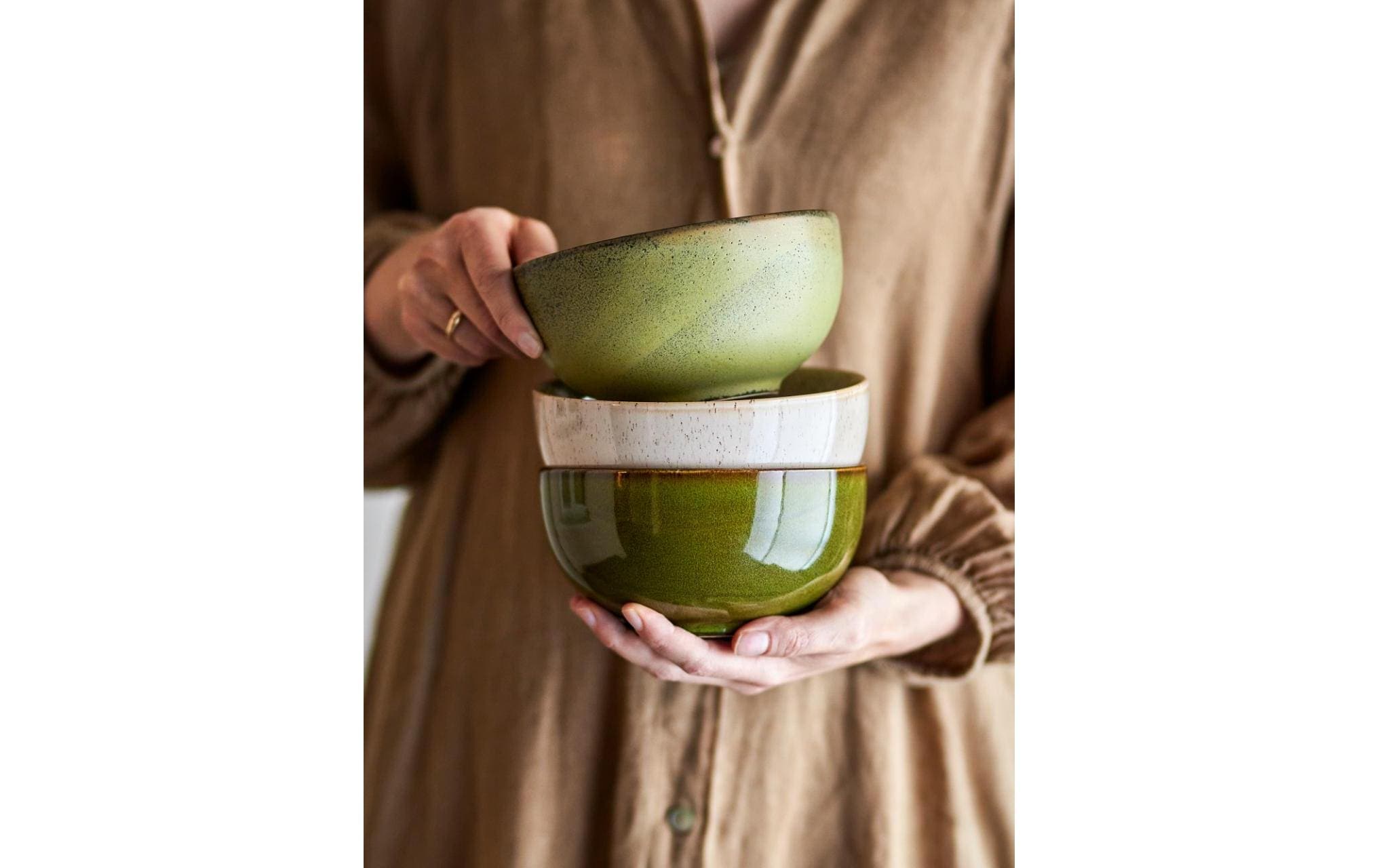 Bloomingville Bol »Addison, Steinzeug, 3 Stück« 3