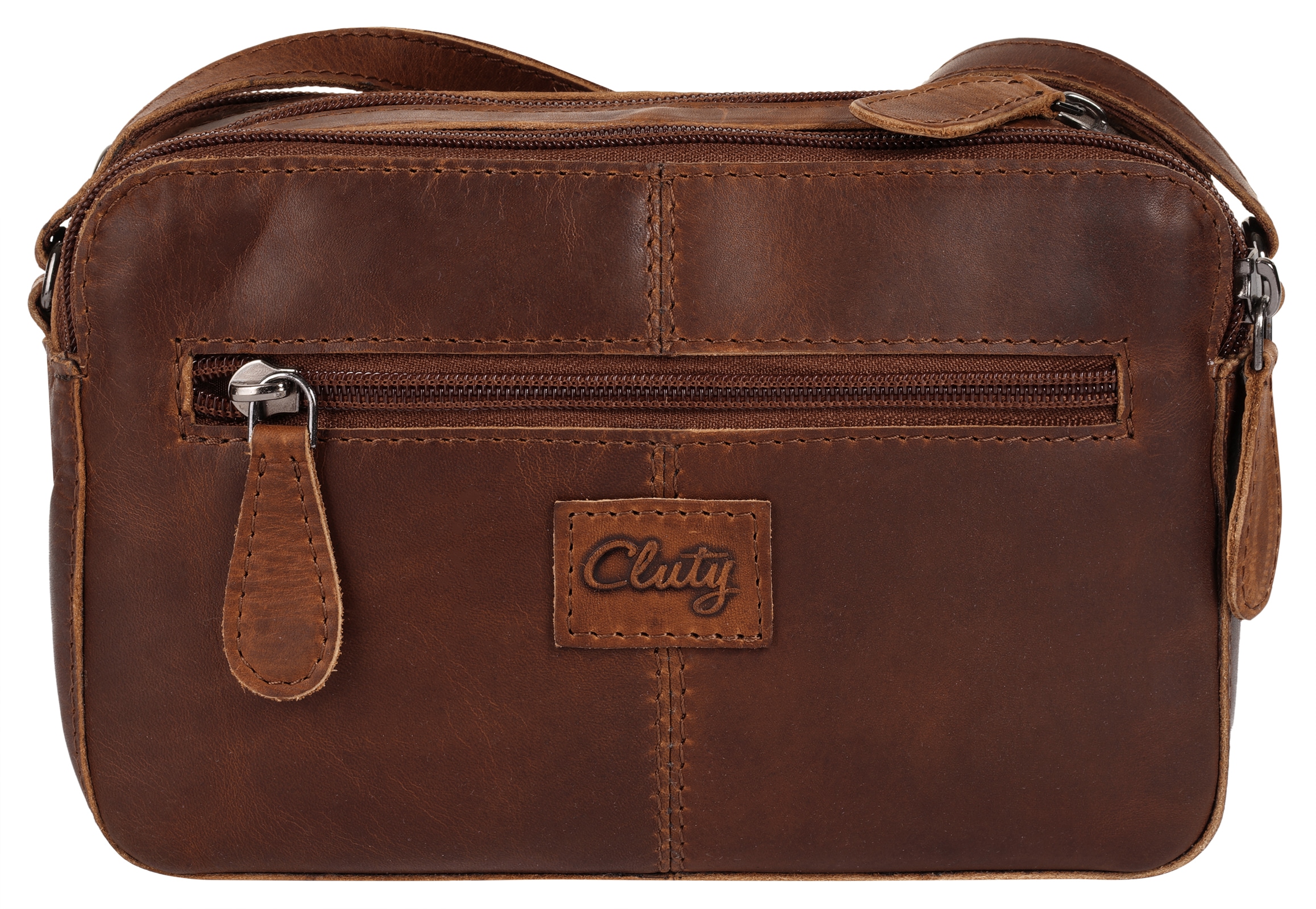 Cluty Umhängetasche, echt Leder