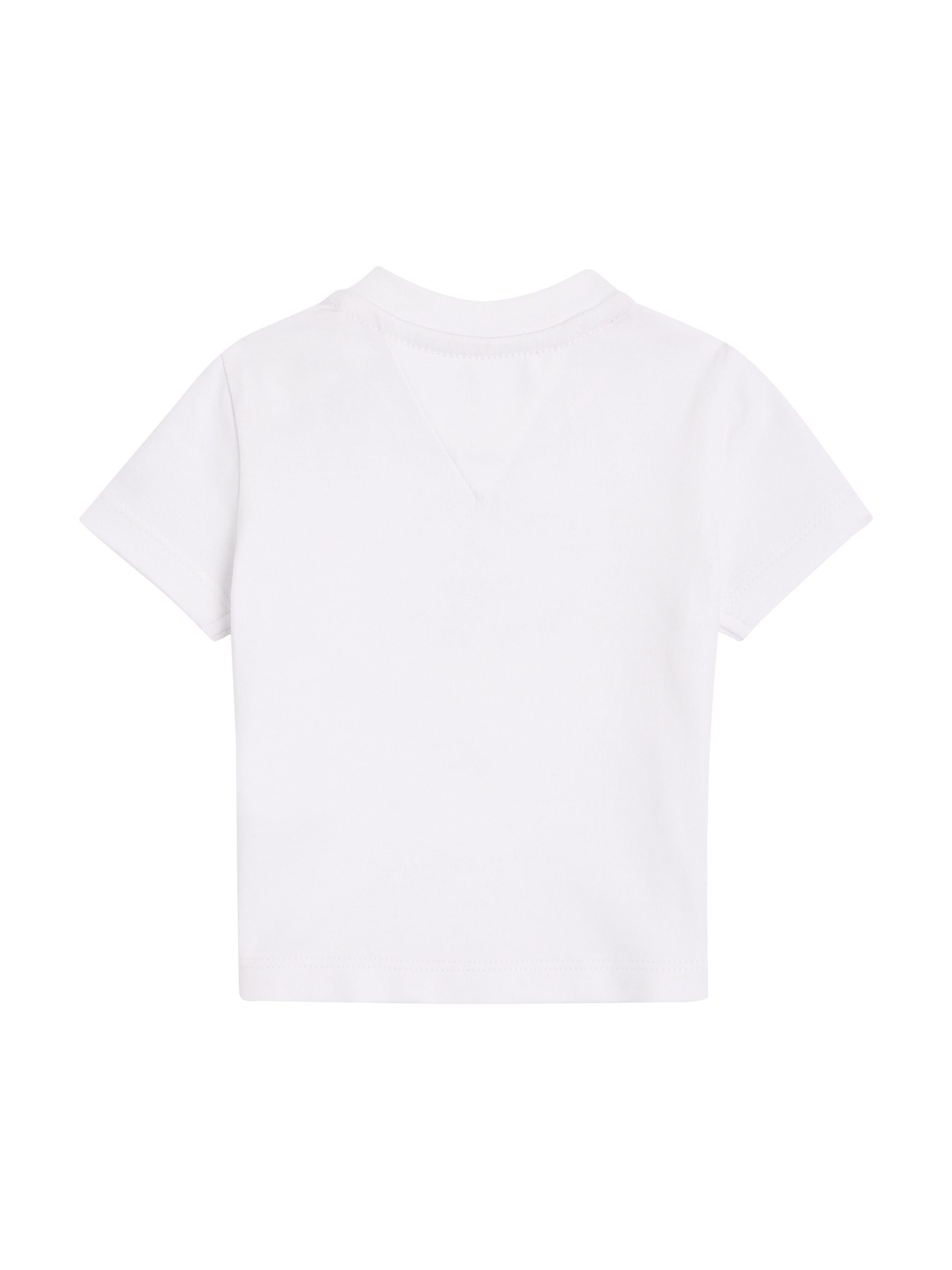 Tommy Hilfiger Kurzarmshirt »MONOTYPE OVAL REGULAR TEE SS«, Baby bis 2 Jahre mit Logoschriftzug