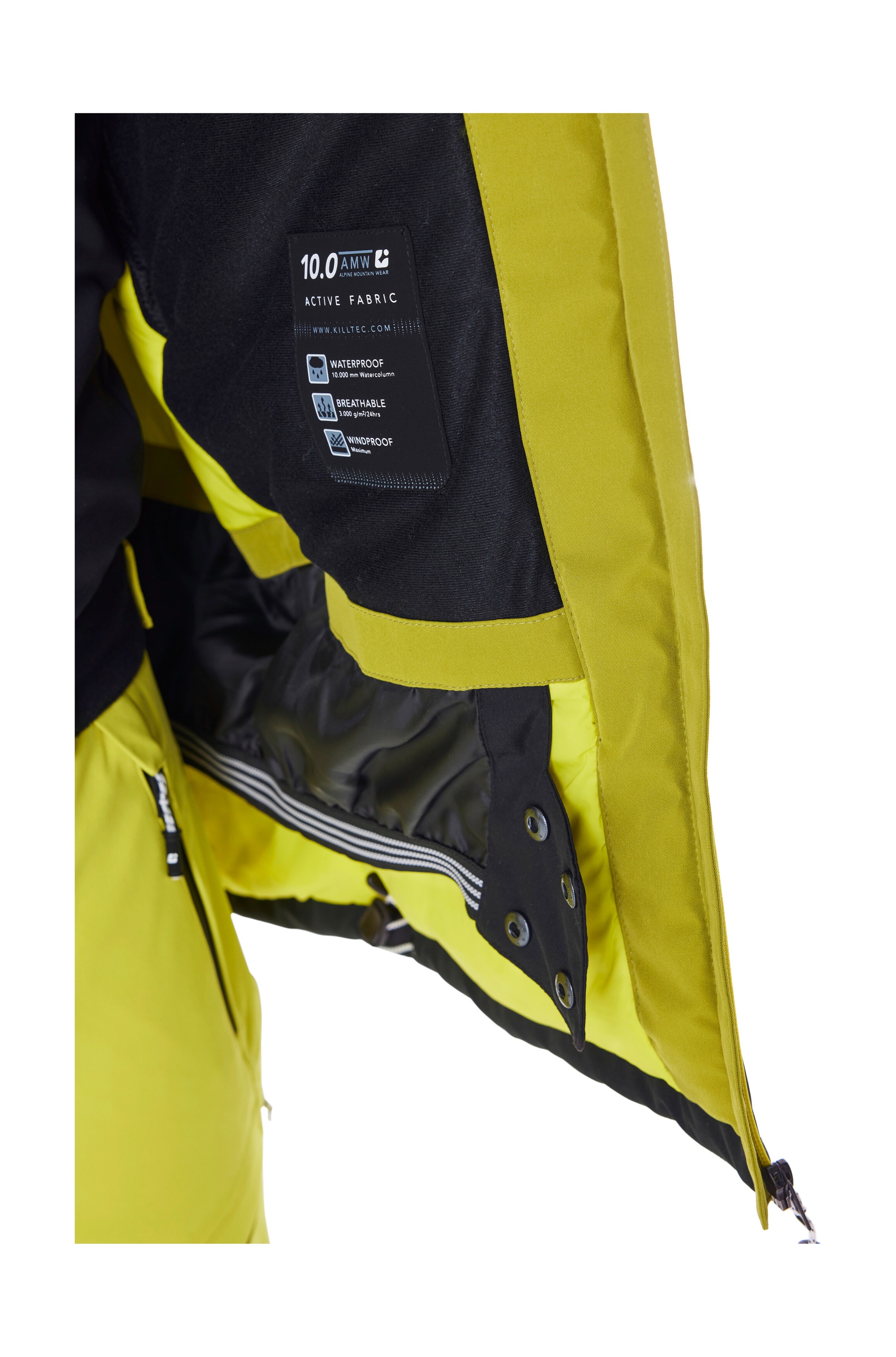 Killtec Veste de ski »KSW 280 MN SKI JCKT« veste homme imperméable avec pare-neige et Teflon EcoElite™