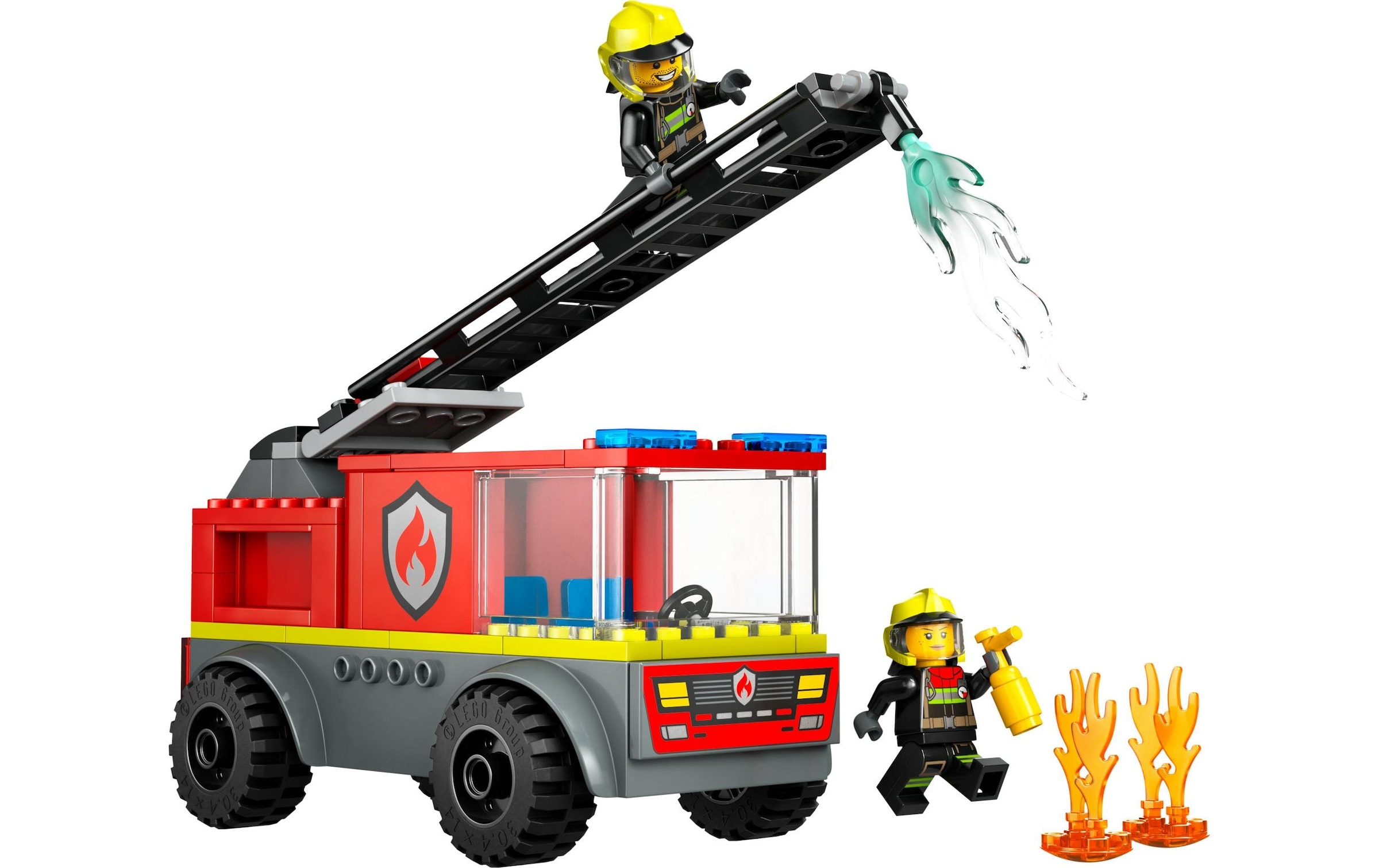 LEGO® Spielbausteine »City Feuerwehrleiterfahrzeug 60463«, (82 St.)