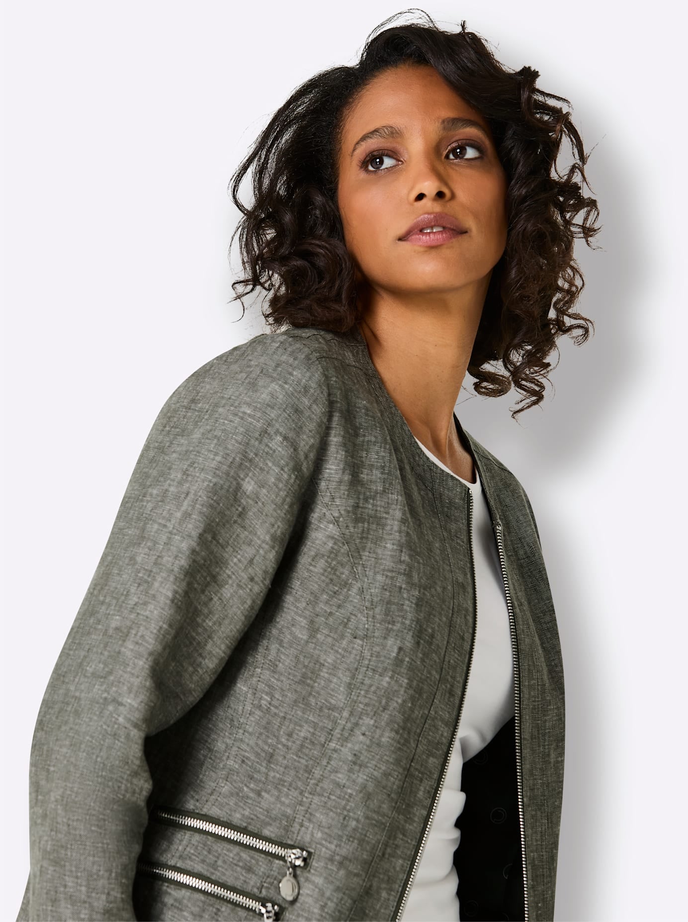 CREATION L PREMIUM Veste blazer »Leinen-Blazer«